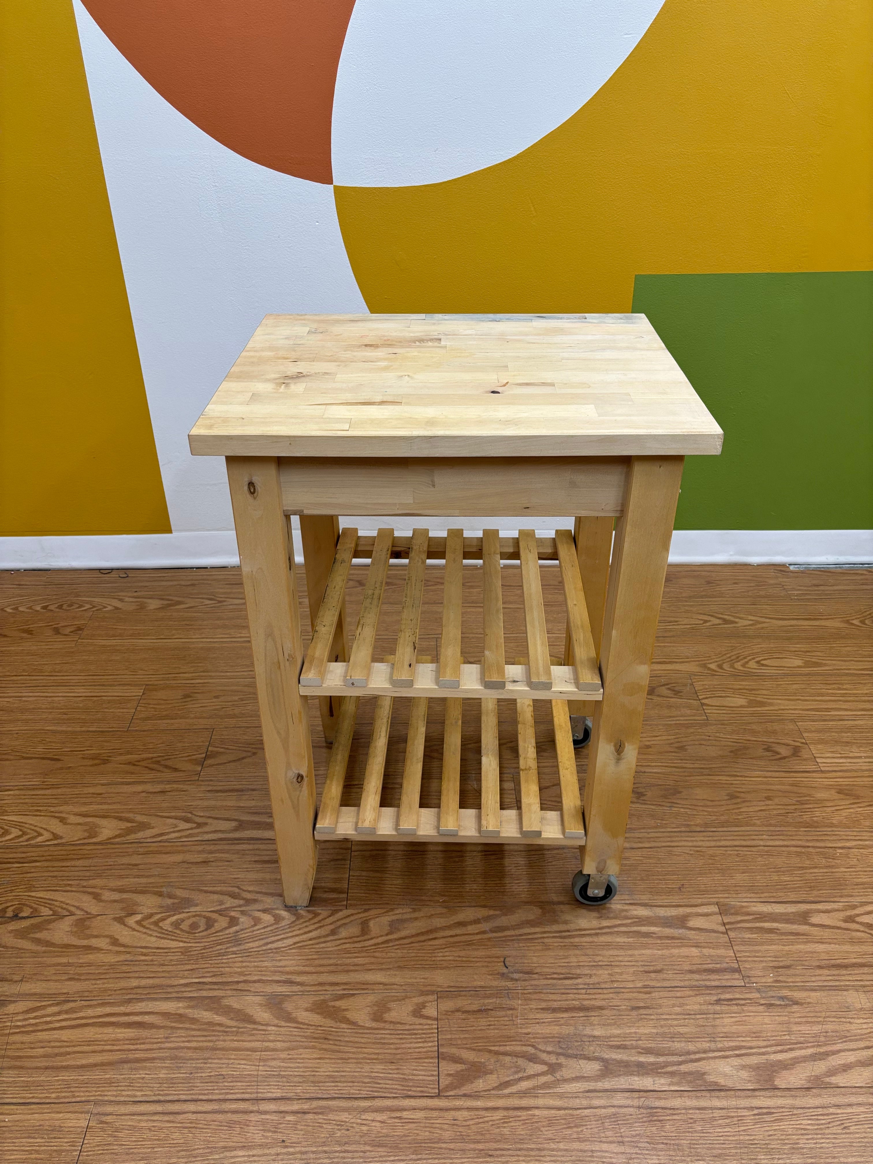 Wood Kitchen Cart #2
