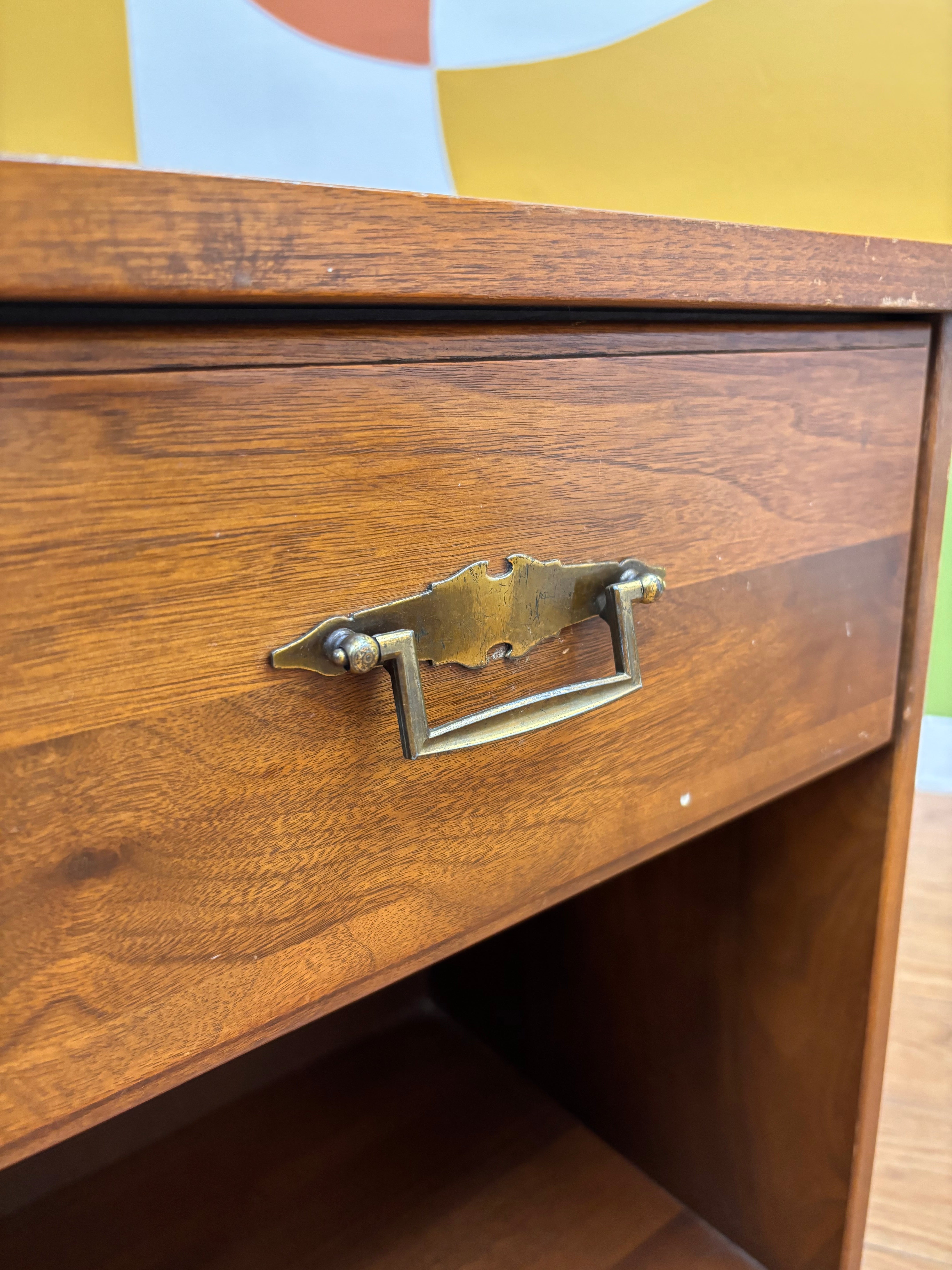 Wood Nightstand