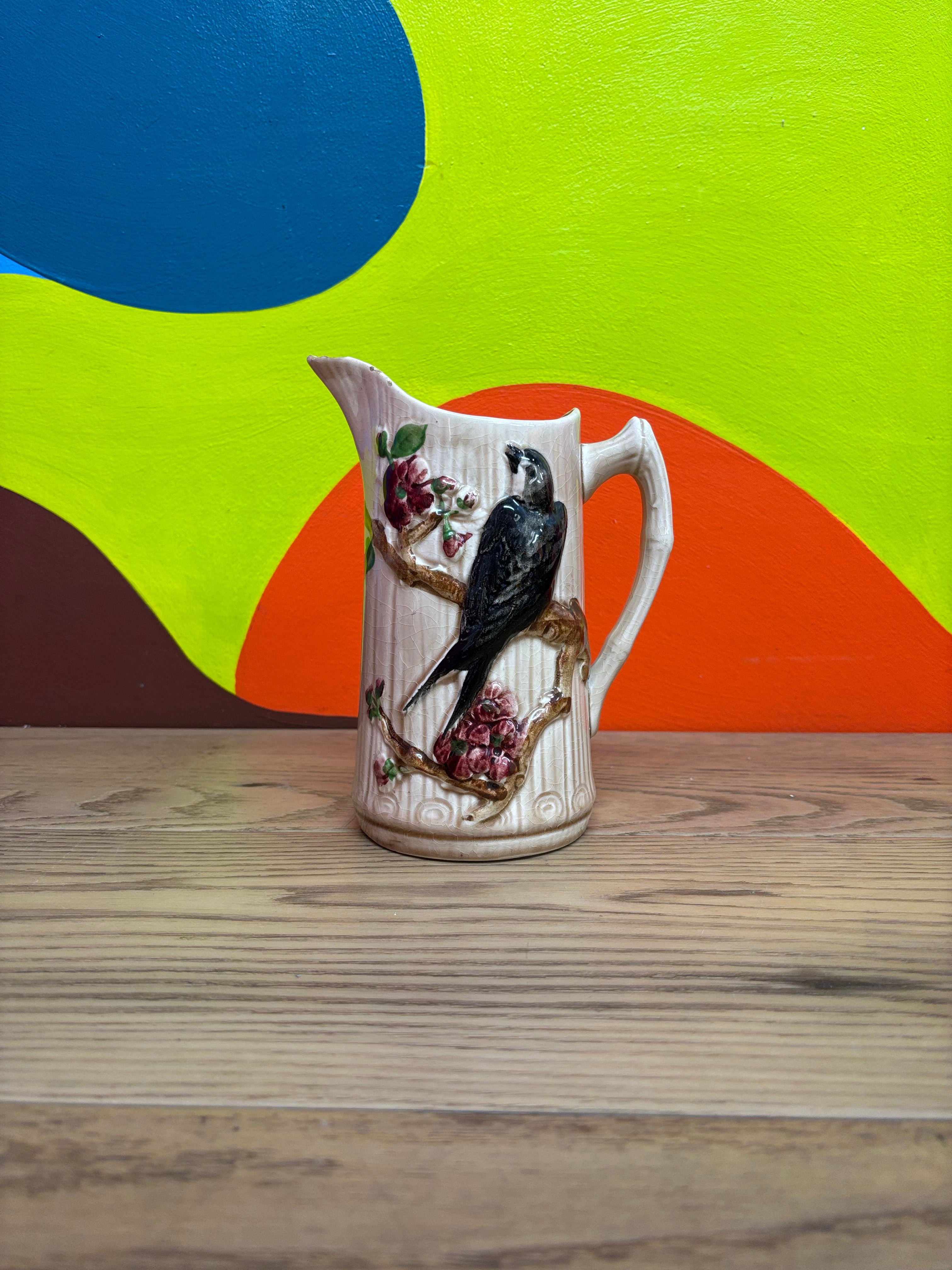 Majolica Pitcher by Choisy le Roi