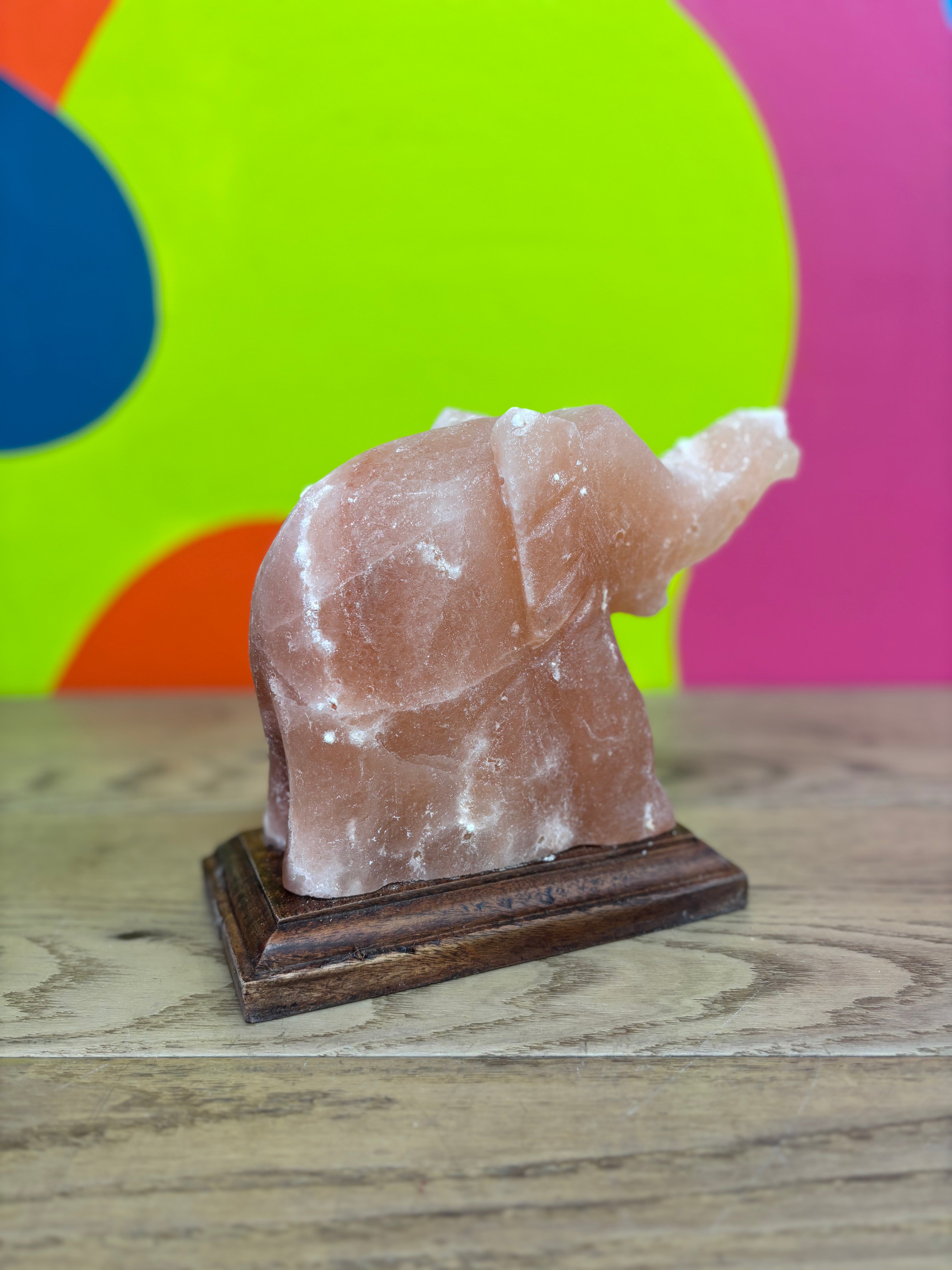 Himalayan Pink Salt Elephant