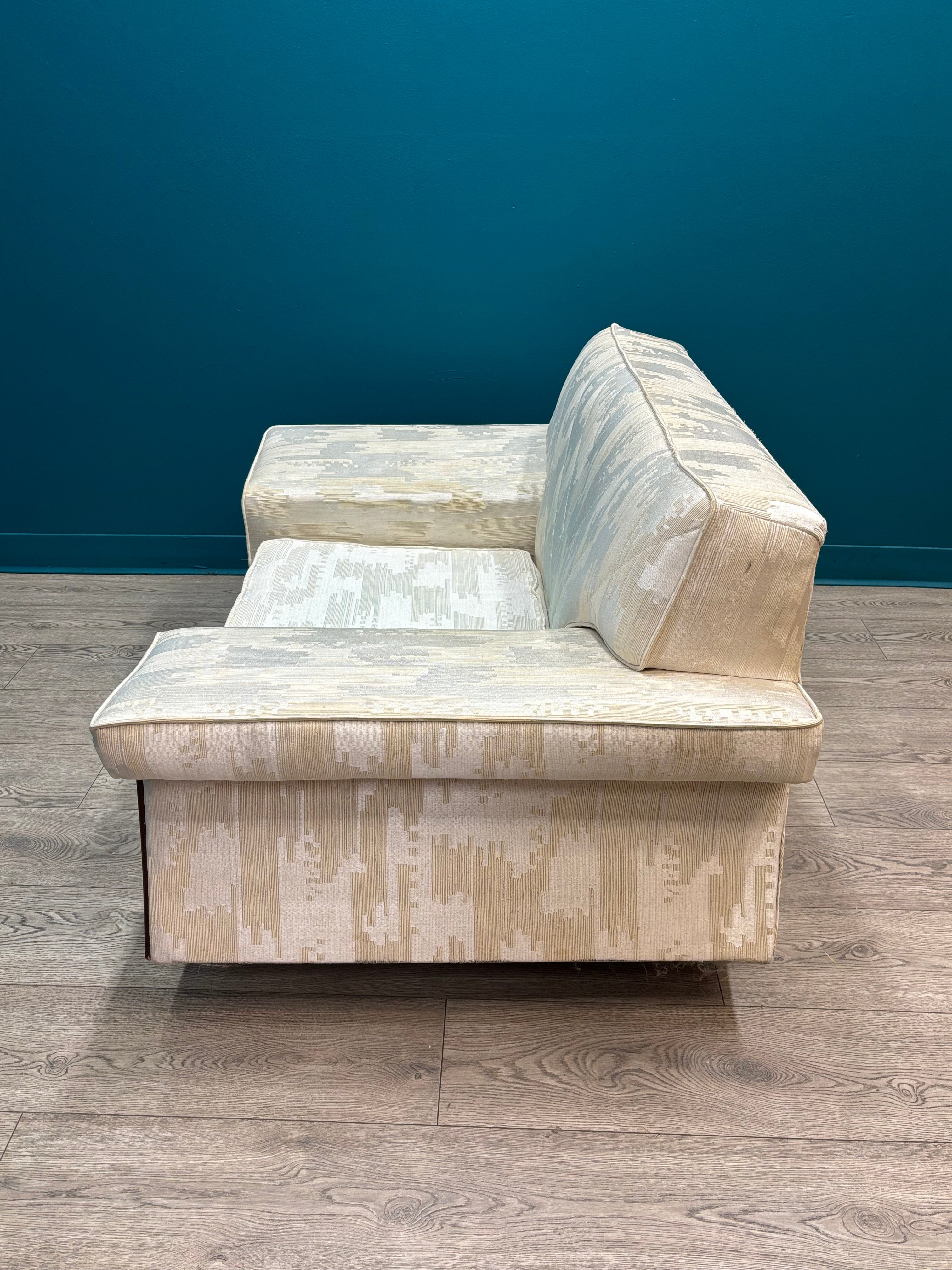 Oversized Cream Armchair