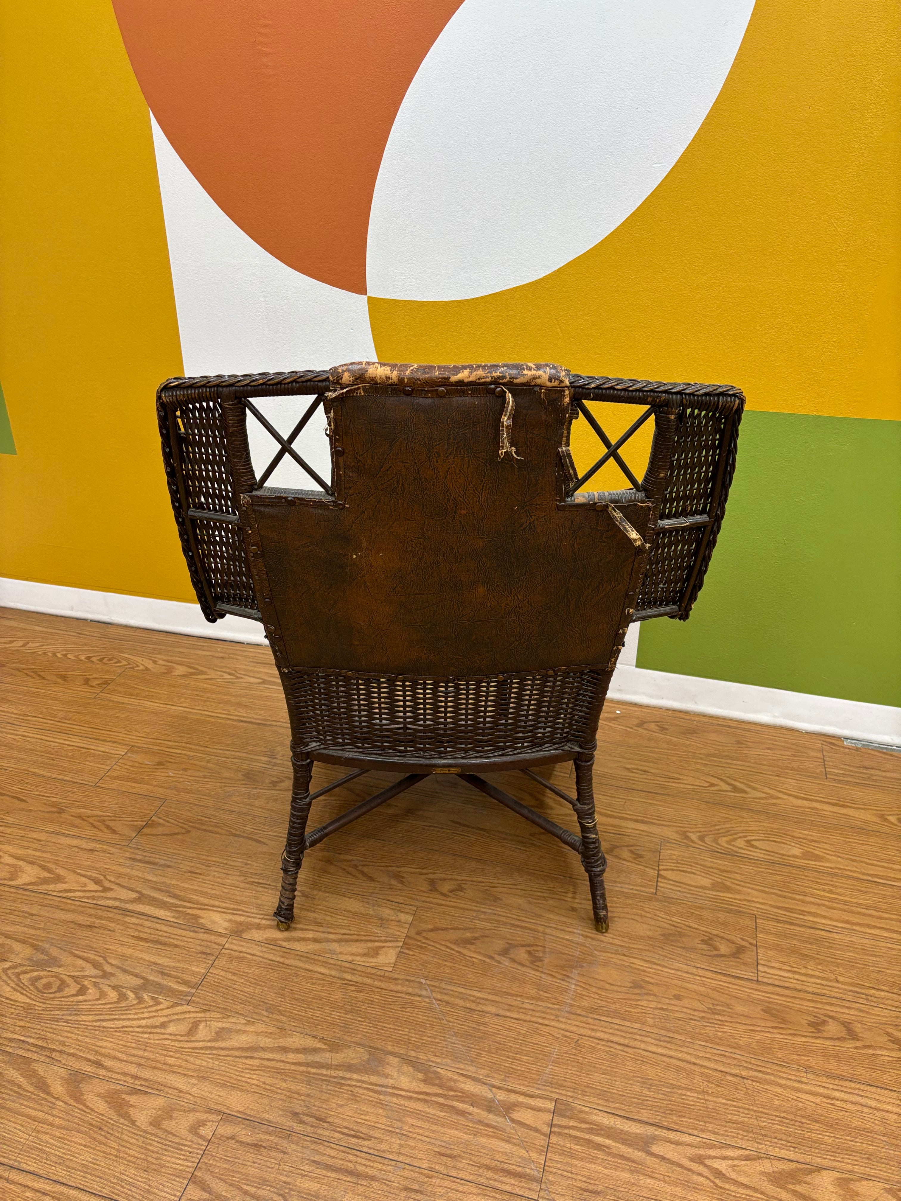 Dark Brown Armchair