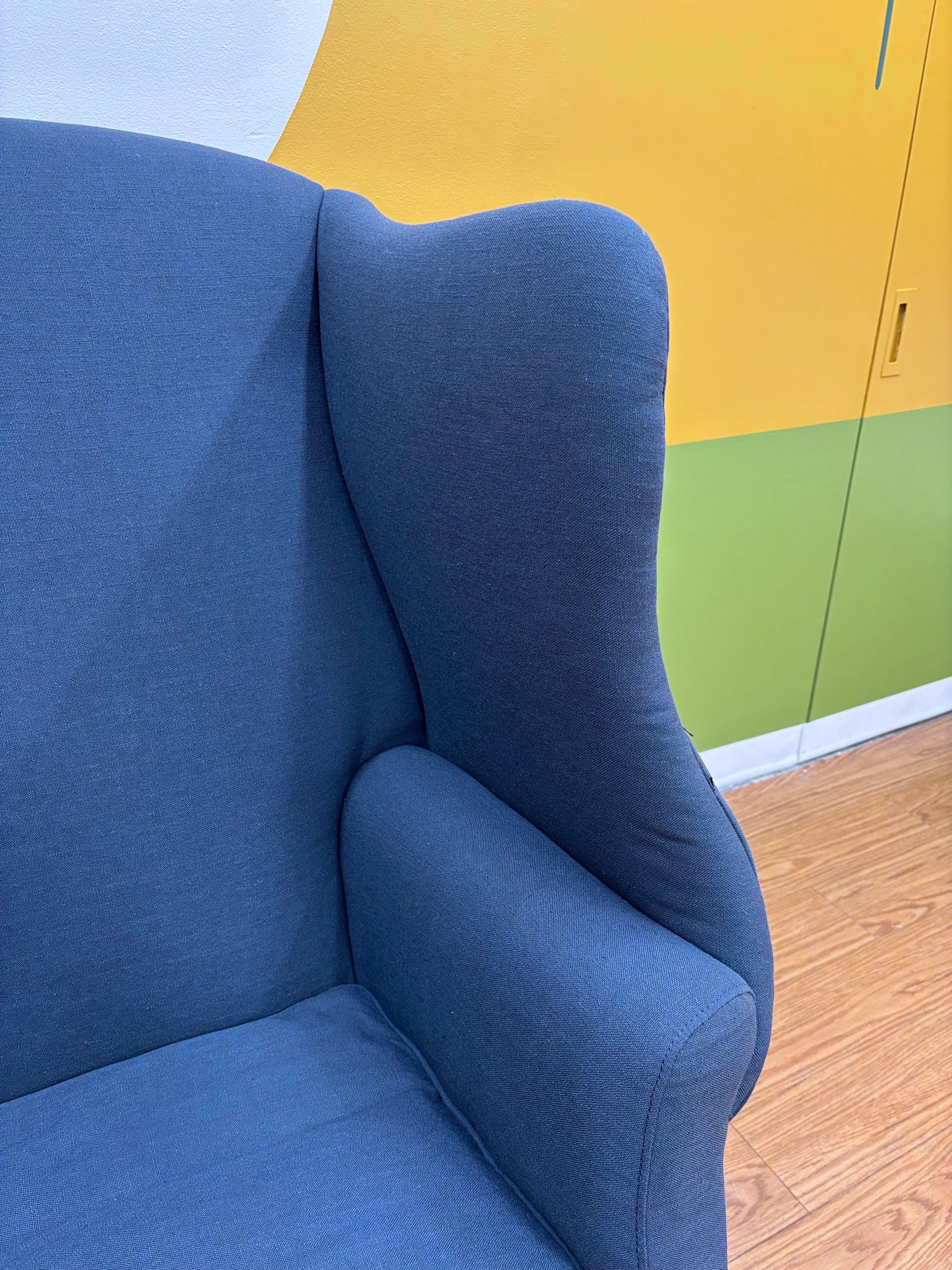 Navy Armchair