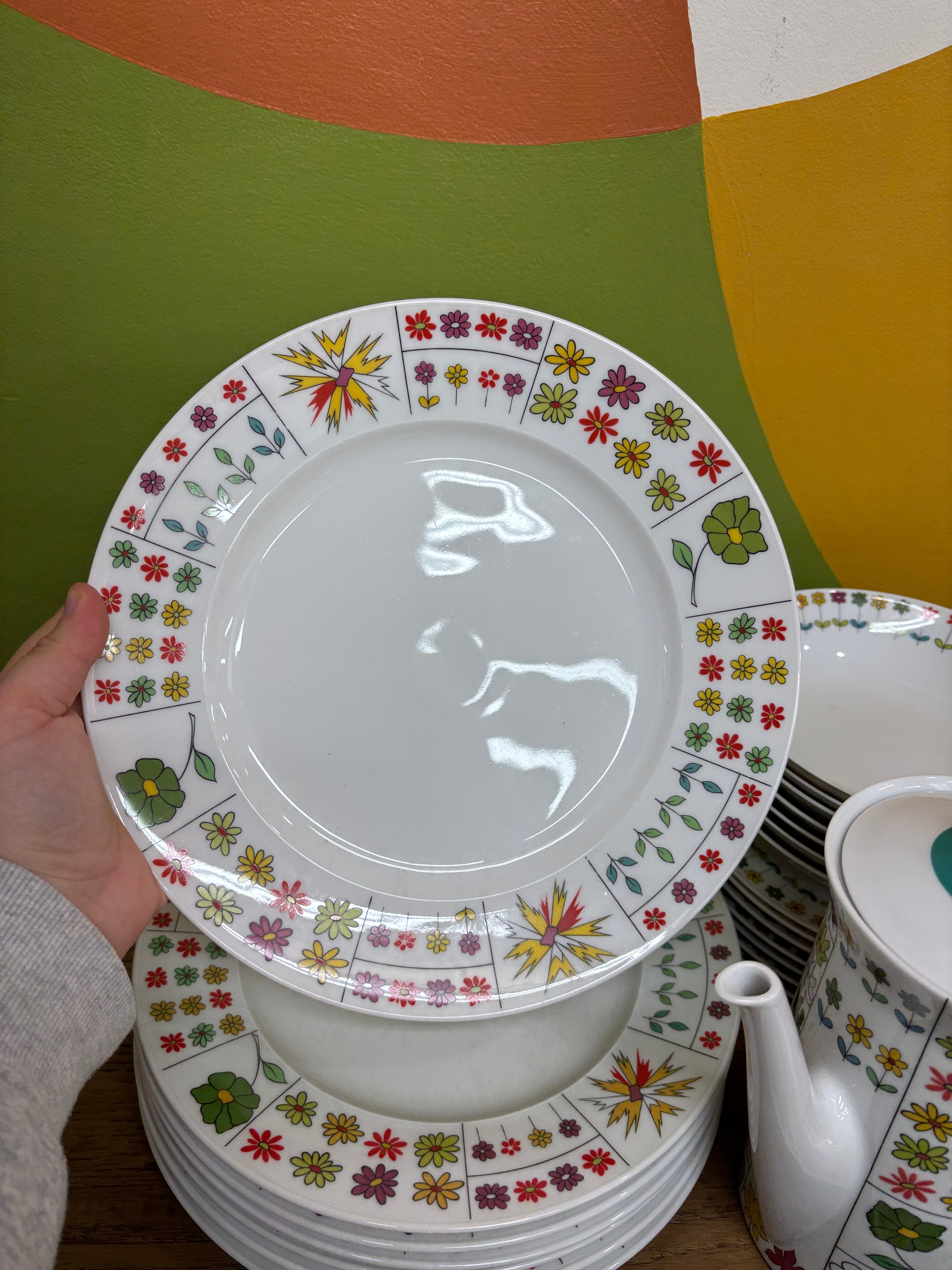 Large Piemonte Floral Set by Rosenthal