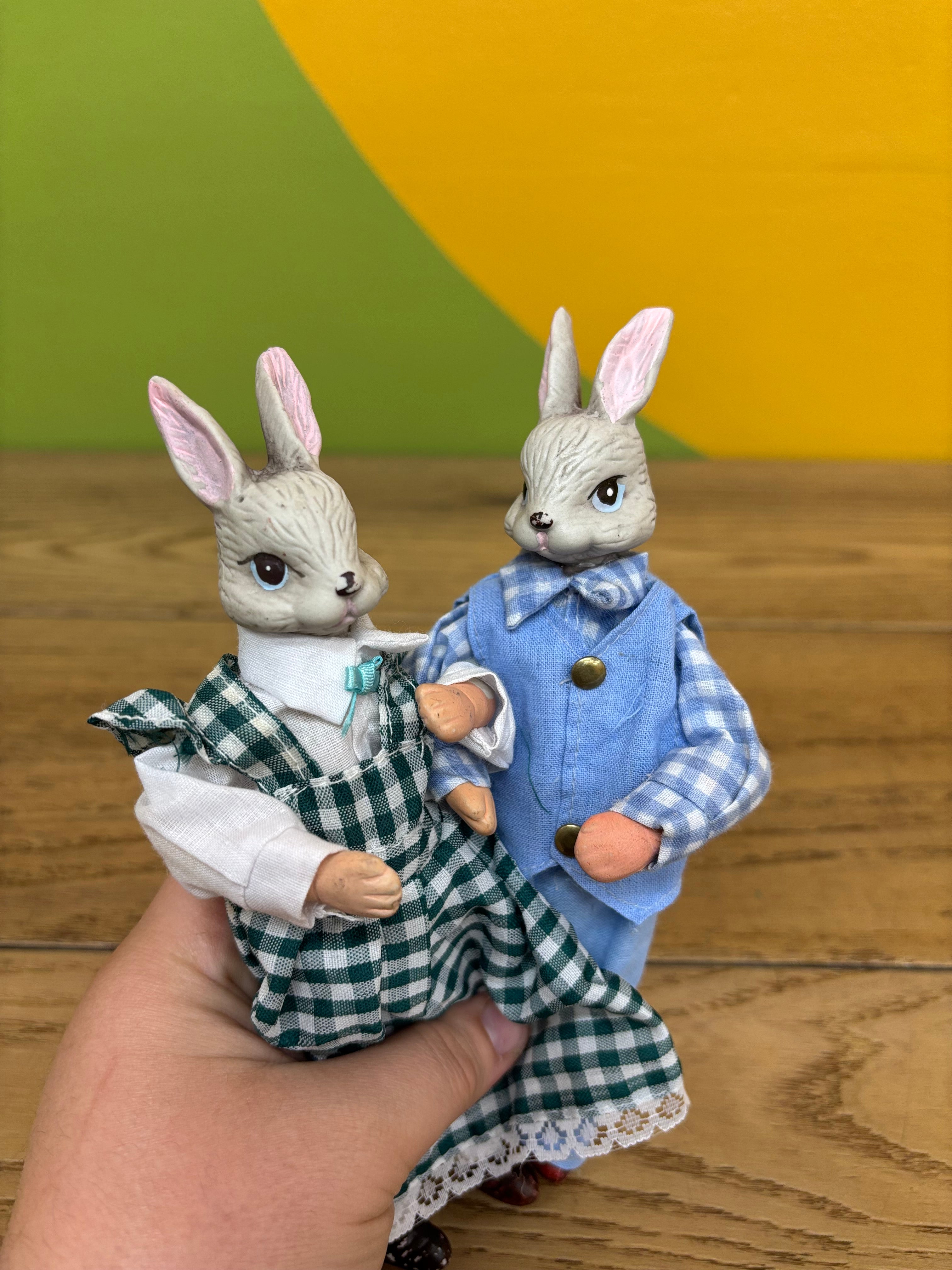 Porcelain Bunny Figurines