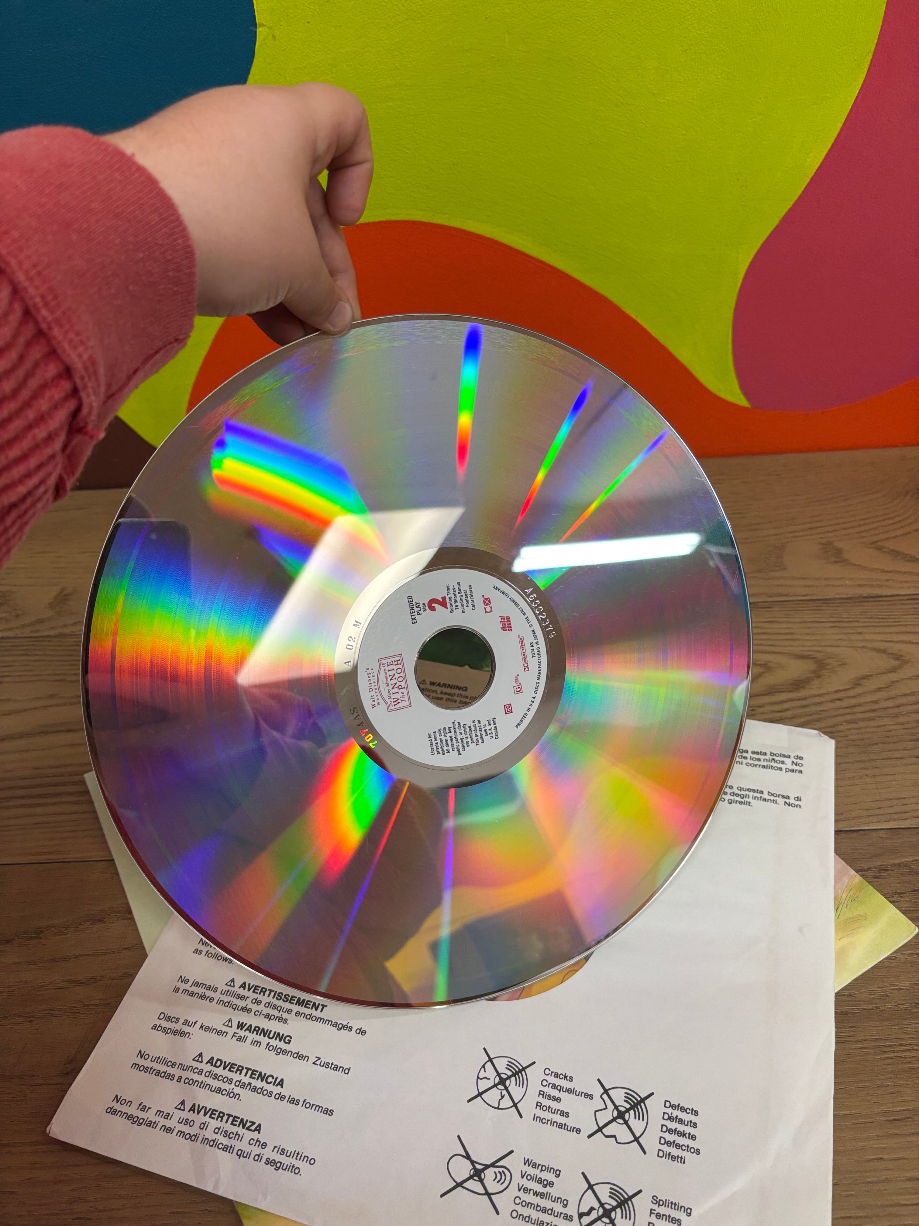 Laserdisc Movie - The Many Adventures of Winnie the Pooh