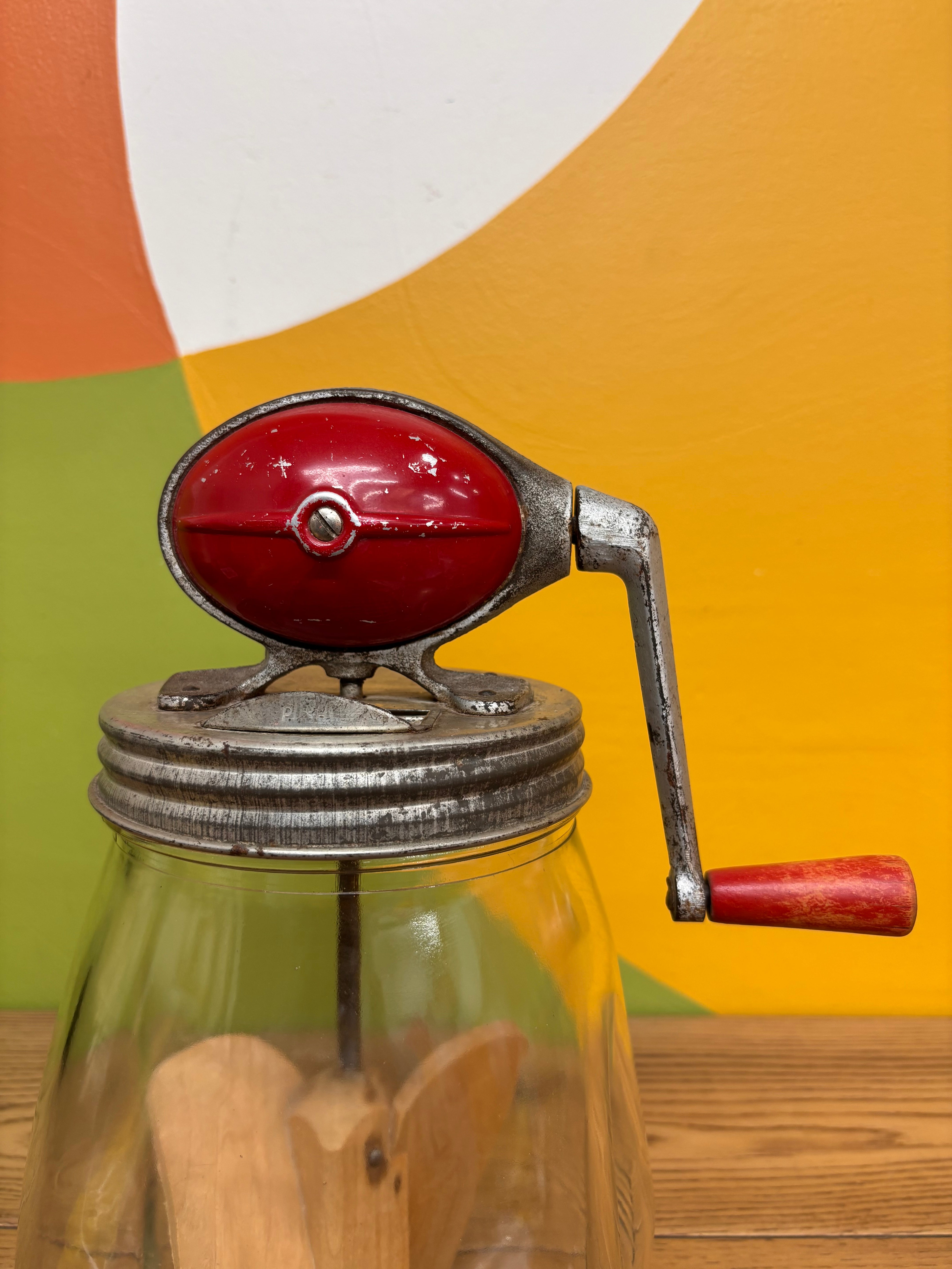 Dazey Number 4 Glass Butter Churn