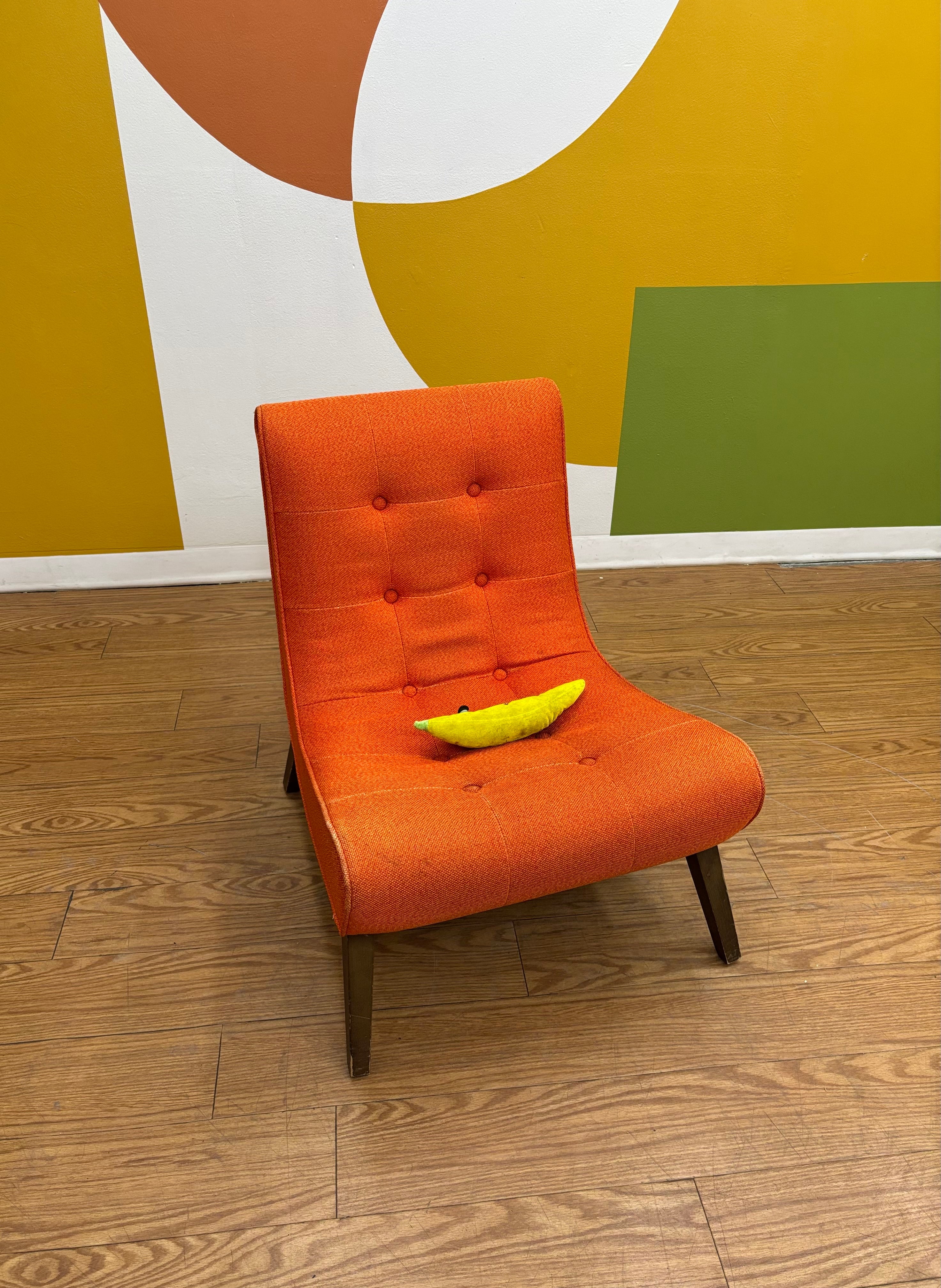 Orange Accent Chair