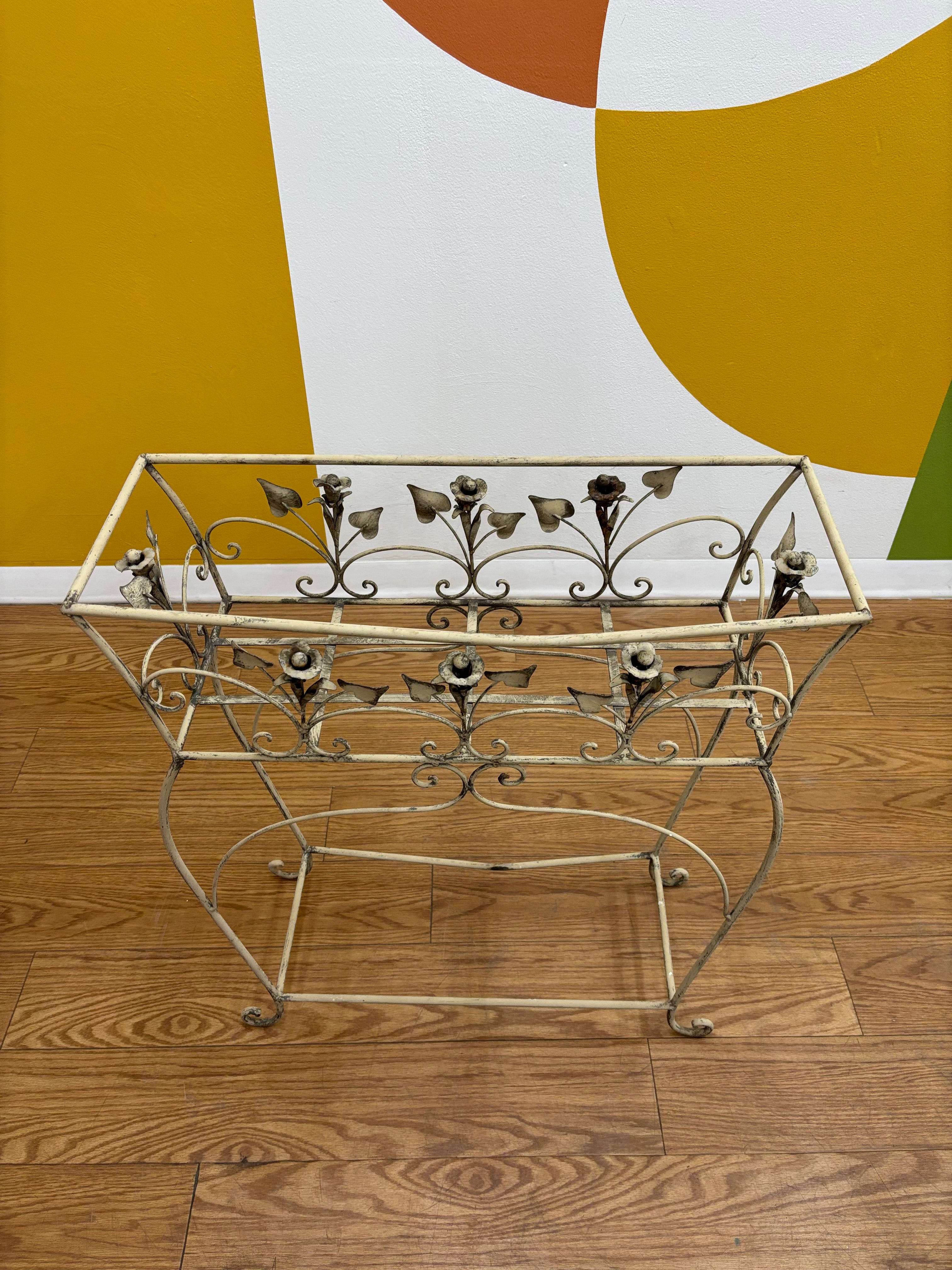 (2) Metal Planters