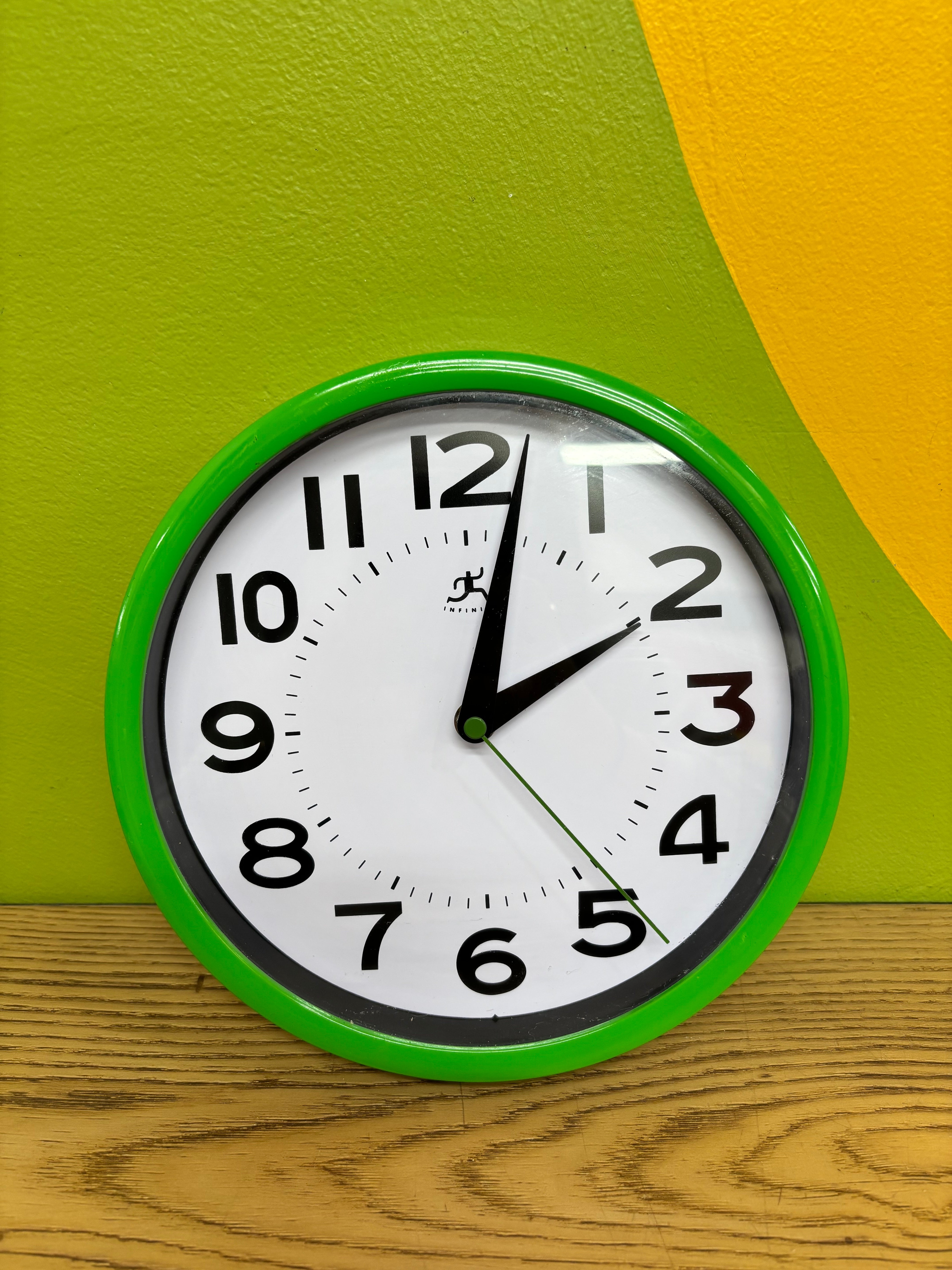Green Wall Clock