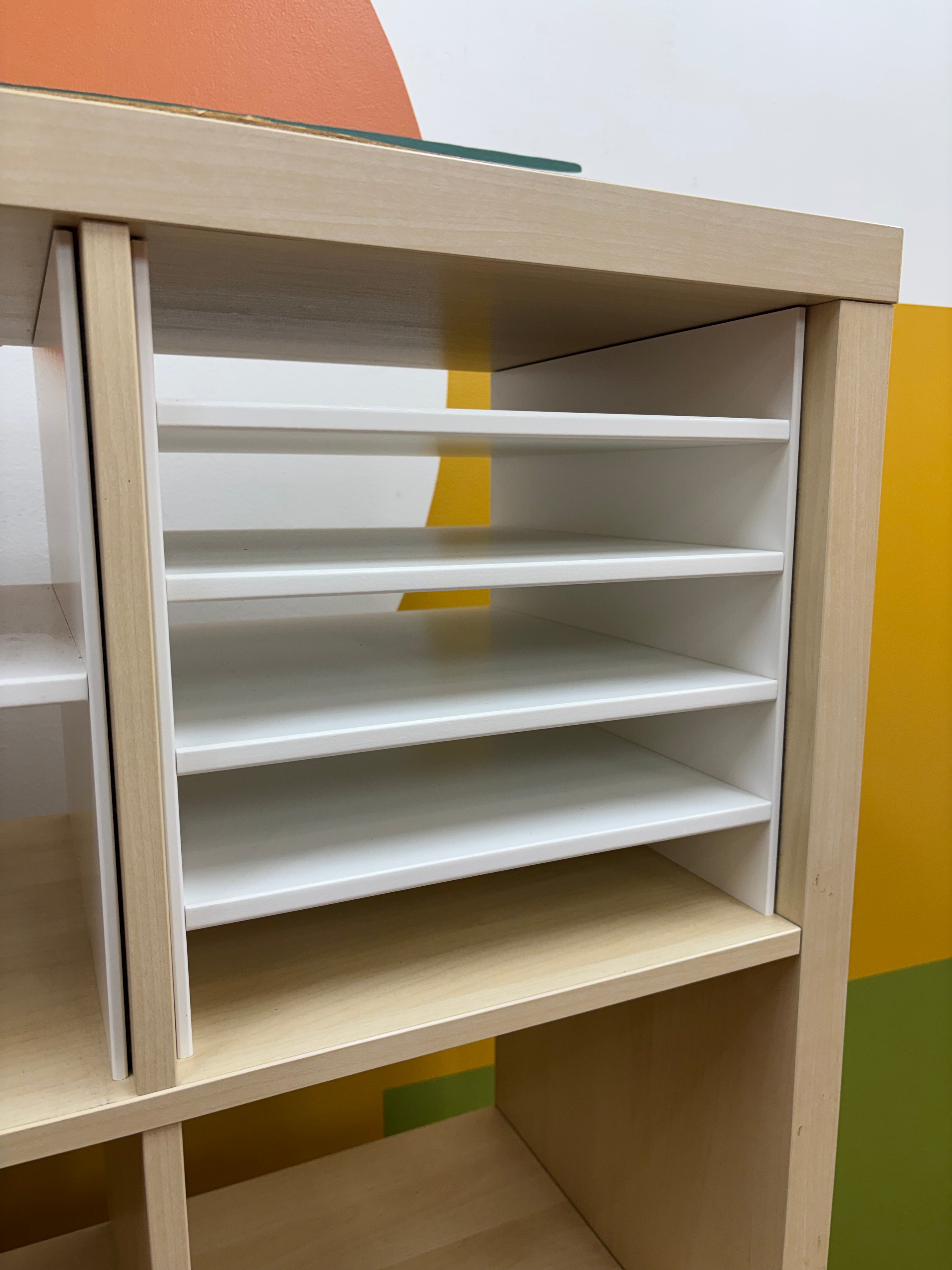 16 Cube Kallax Shelf with Inserts