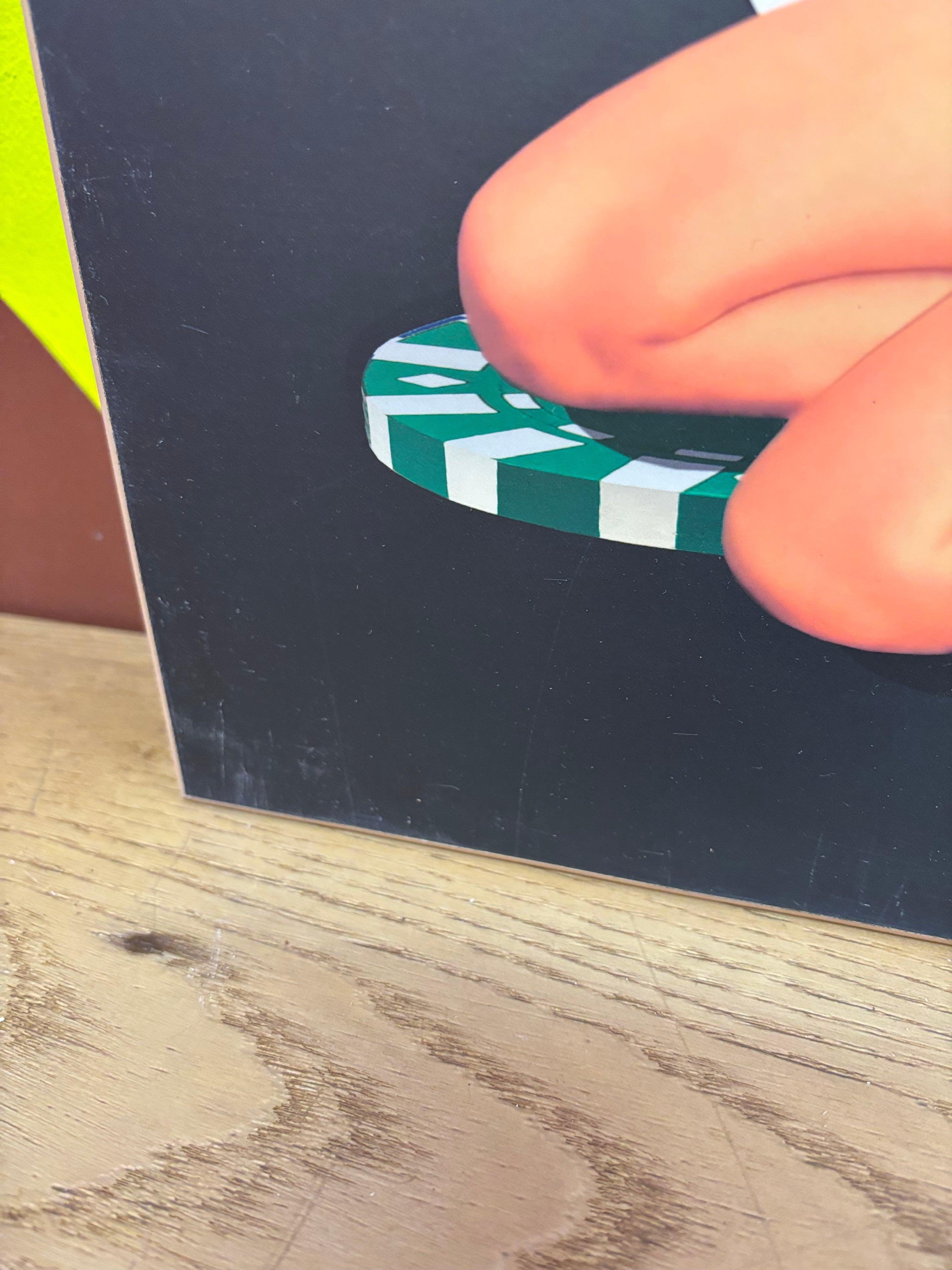 Texas Hold Em - Wood Print