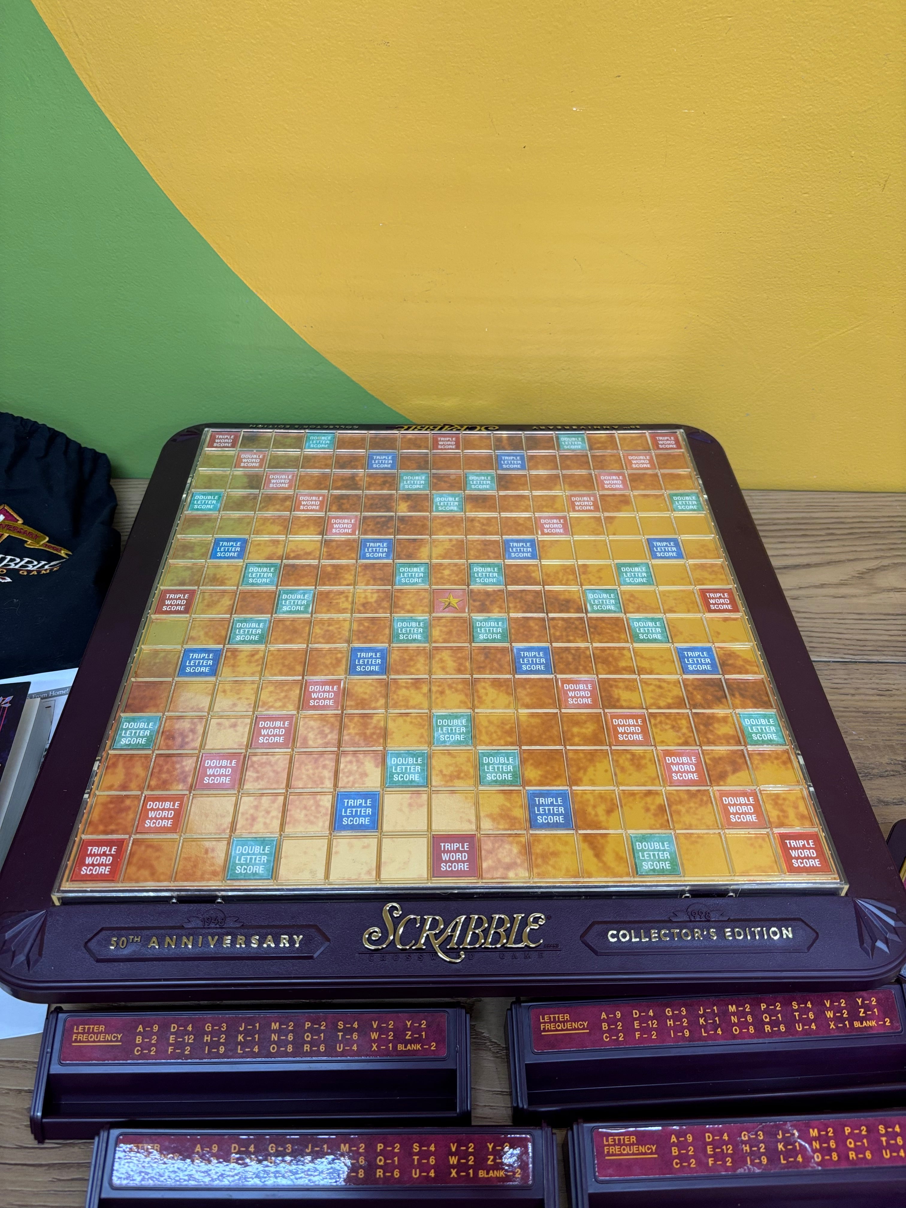 50th Anniversary Scrabble Board Game