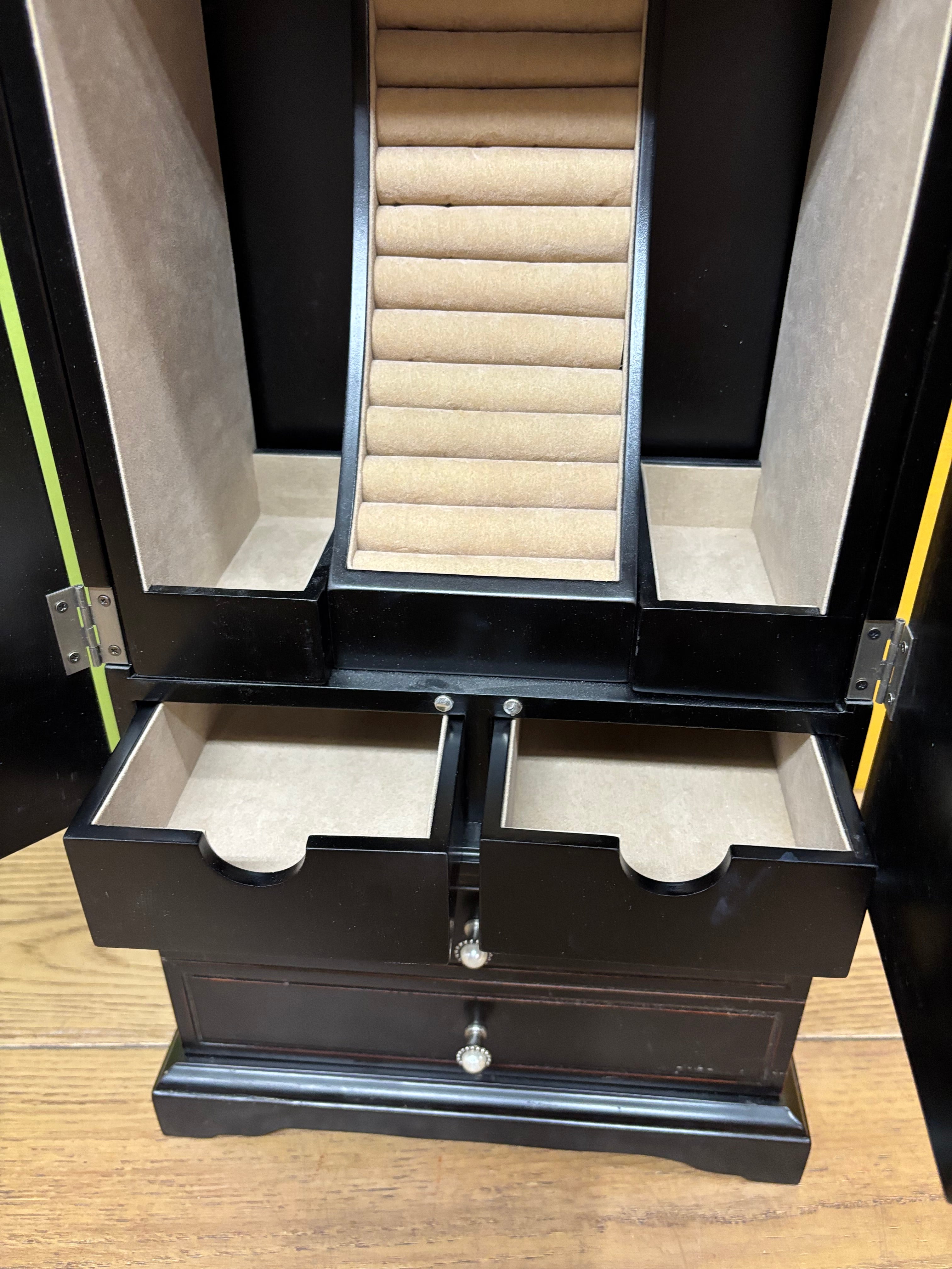 Bombay Mirrored Jewelry Box