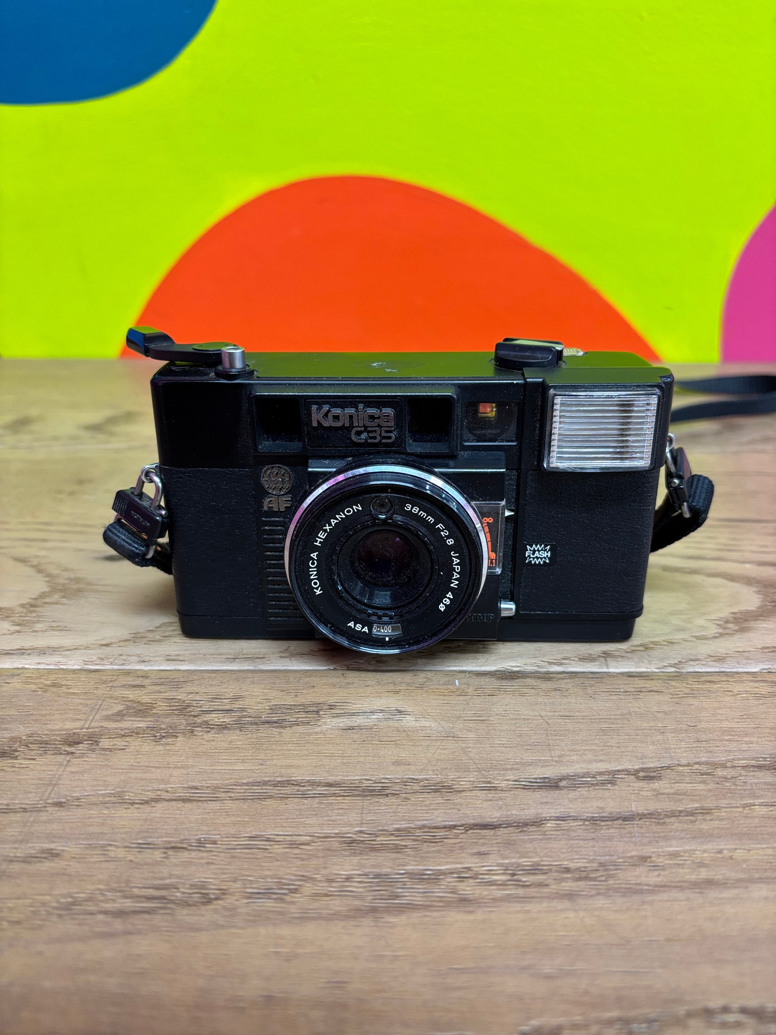 Konica C35 AF Point & Shoot Camera