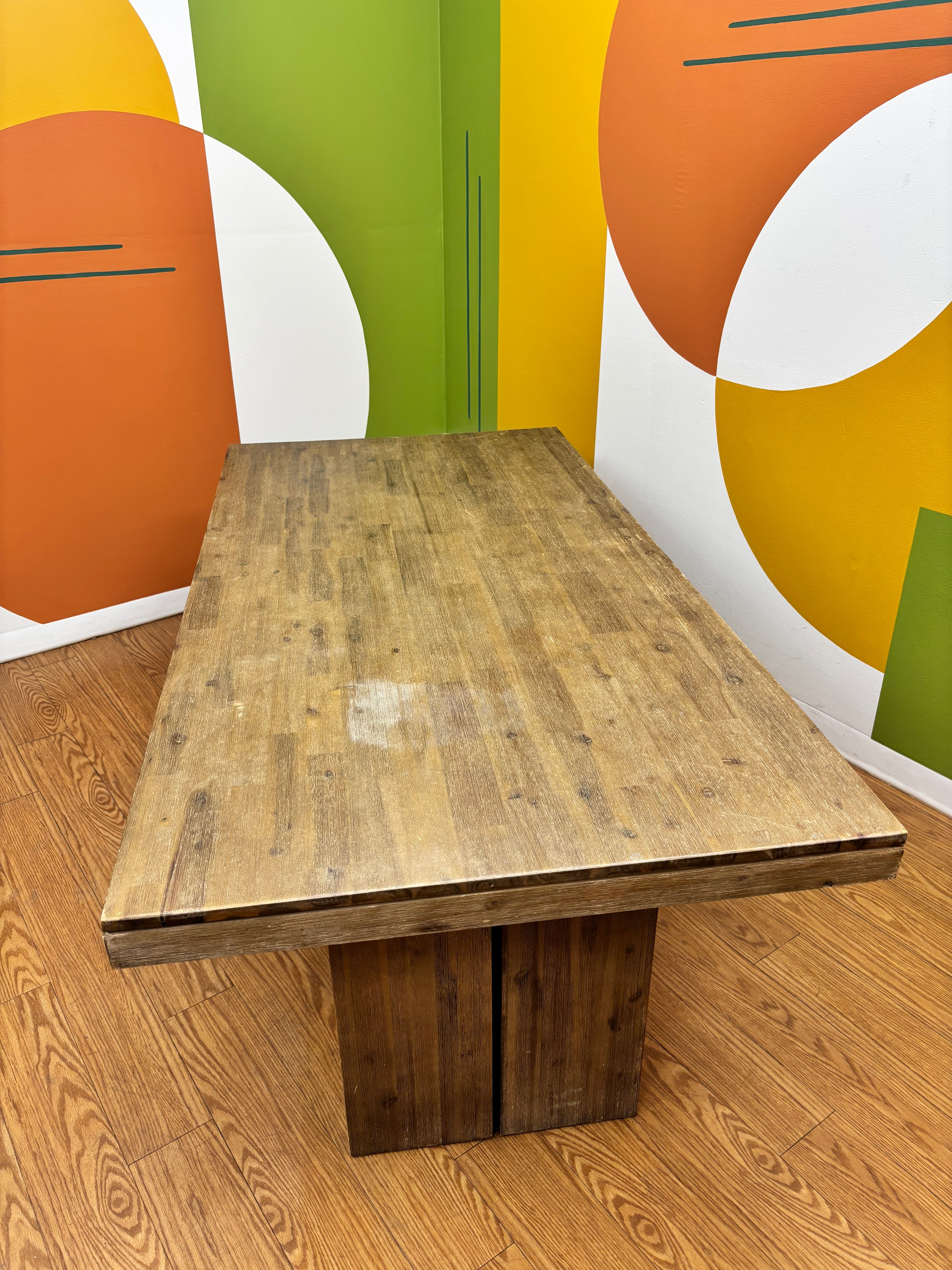 Large Wood Dining Table