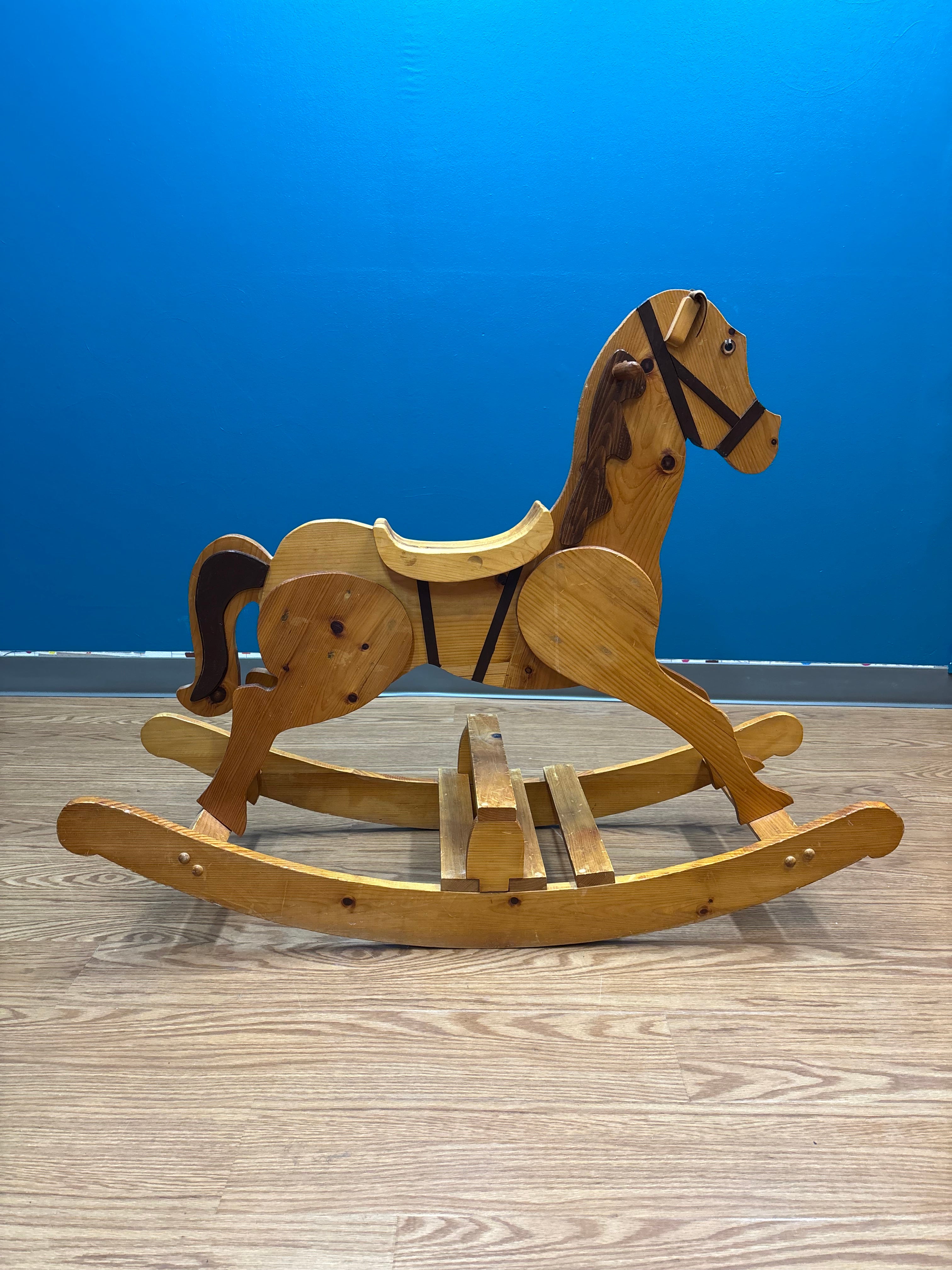 Wood Rocking Horse