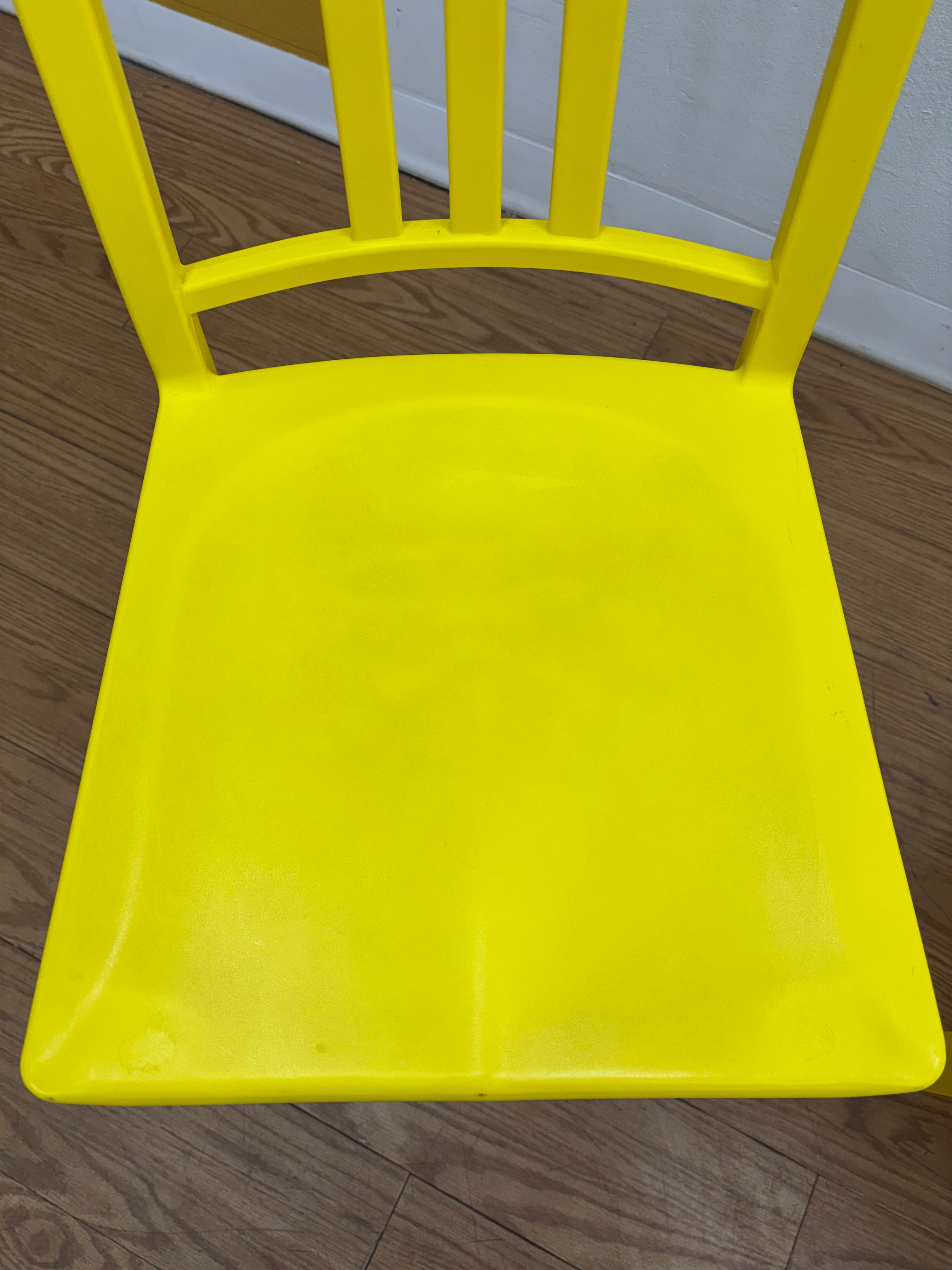 (2) Yellow Chairs