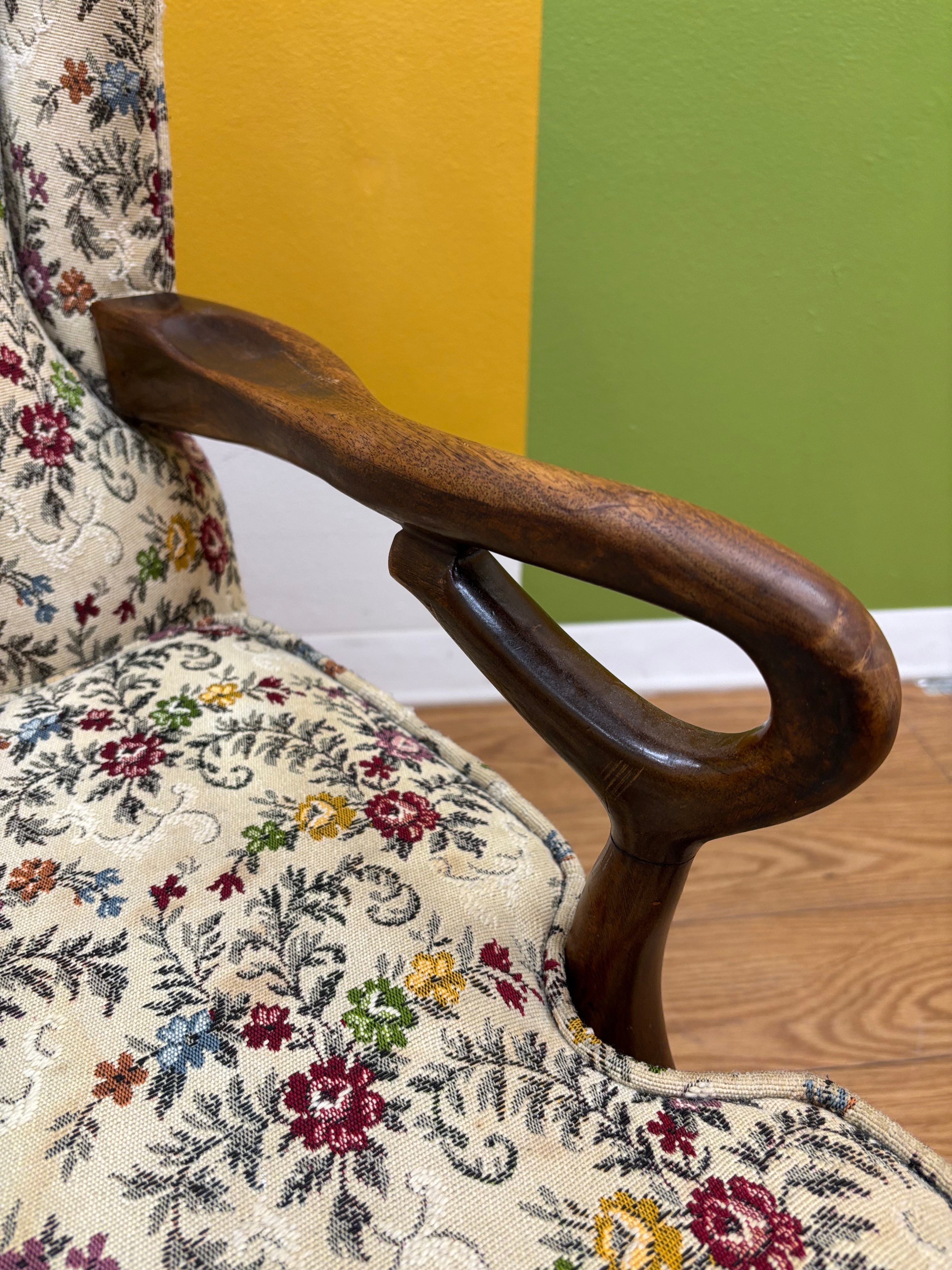 Floral Armchair