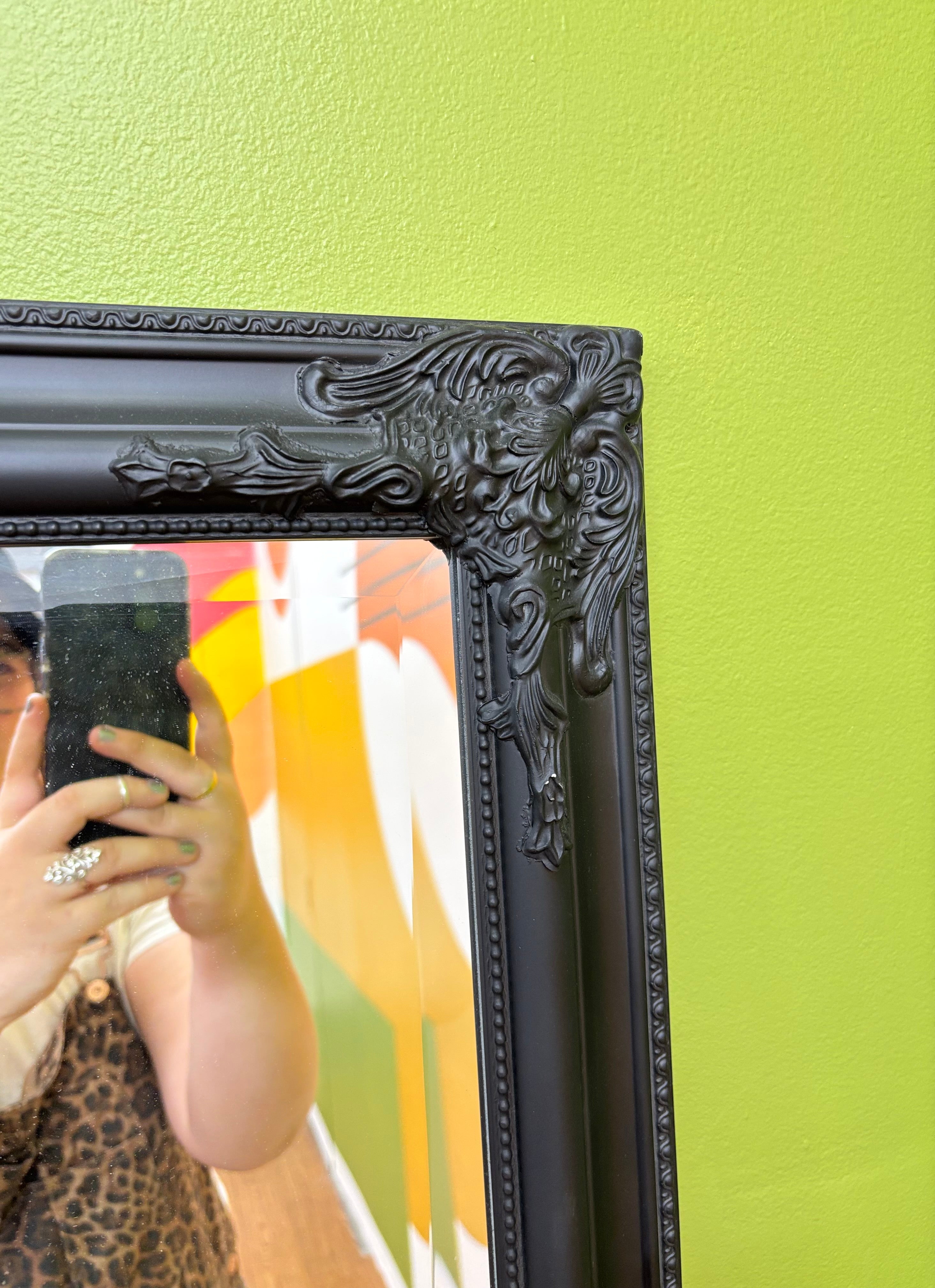 Black Floor Mirror