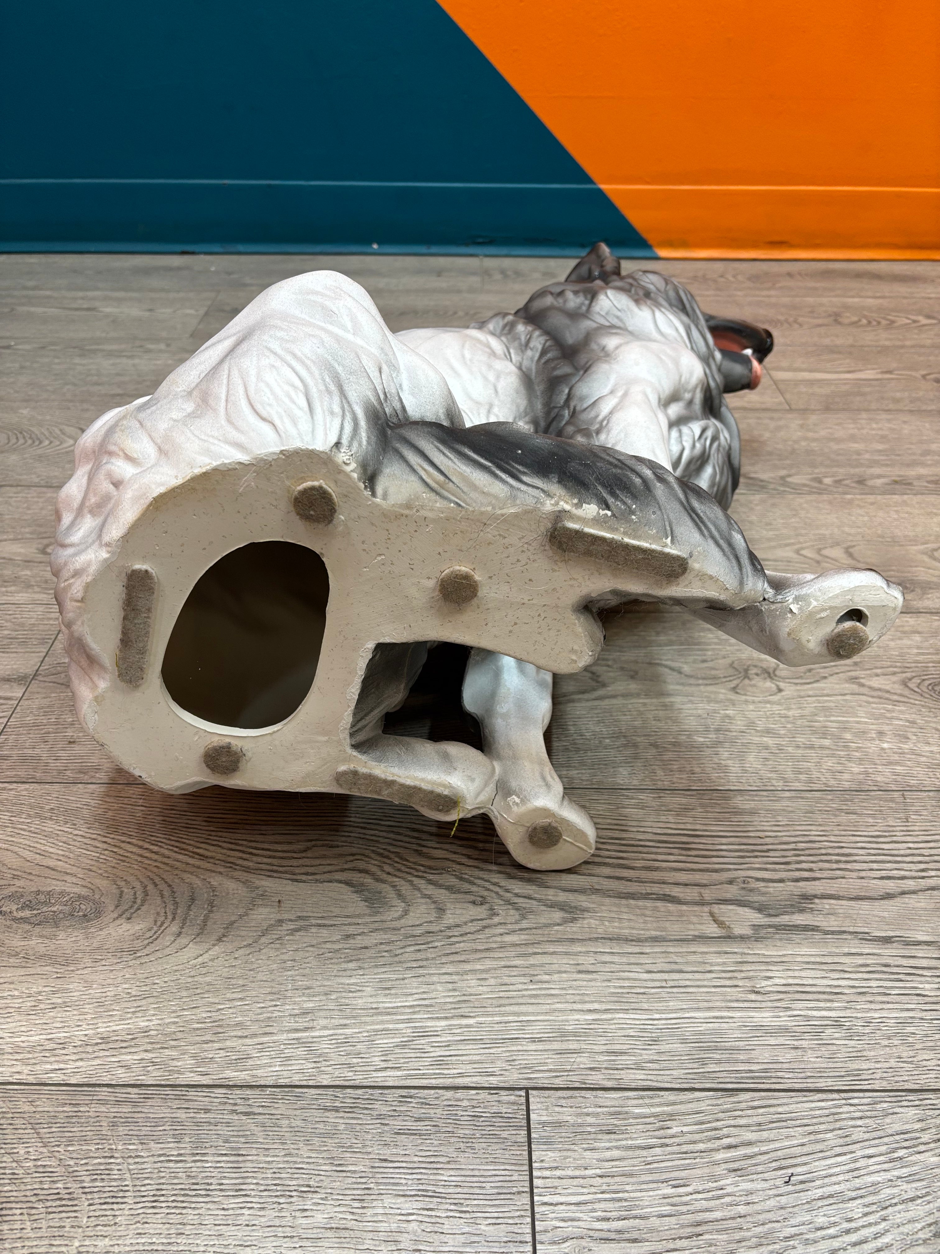 Ceramic Dog Statue