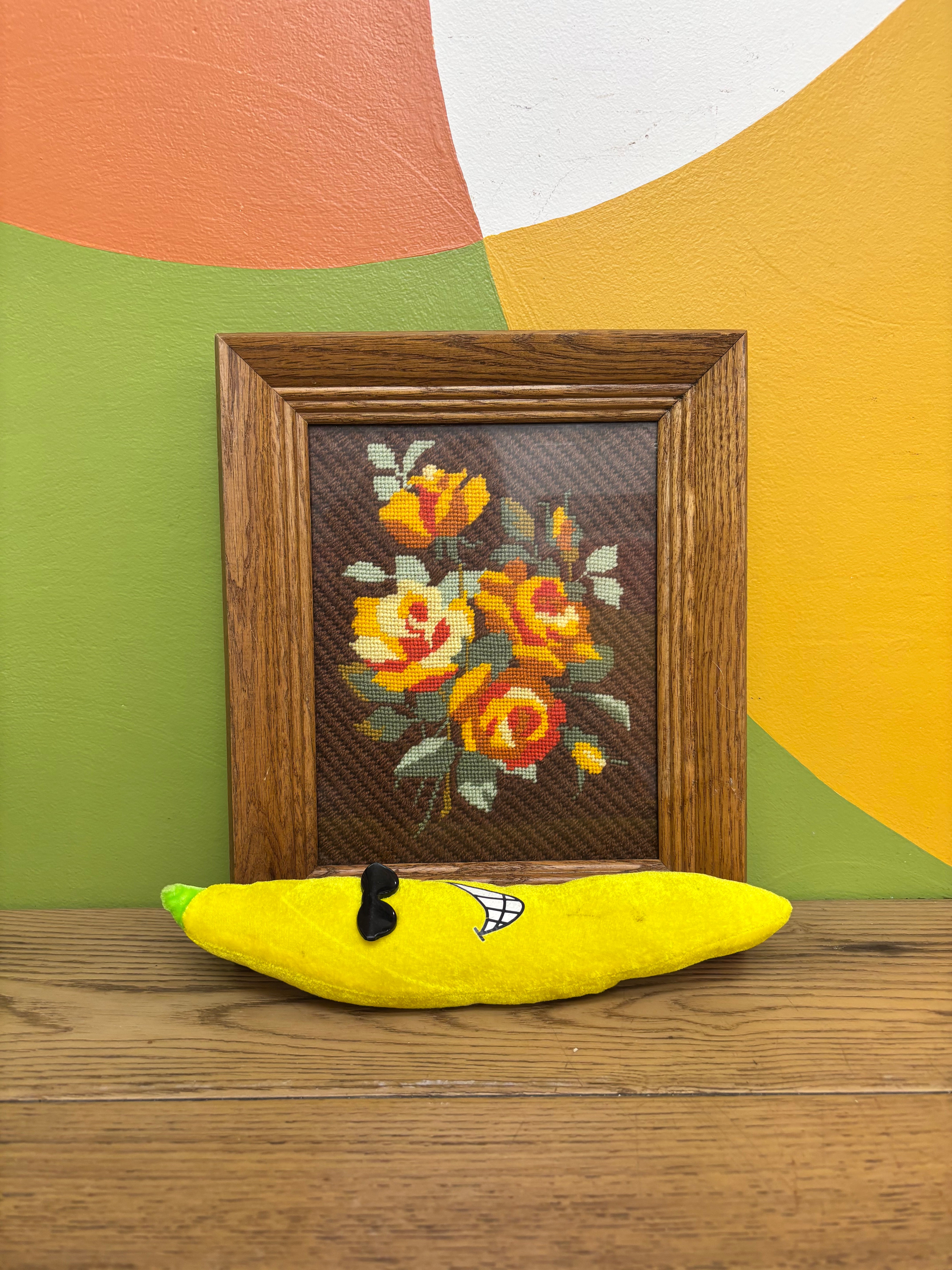 Wood Framed Needlepoint