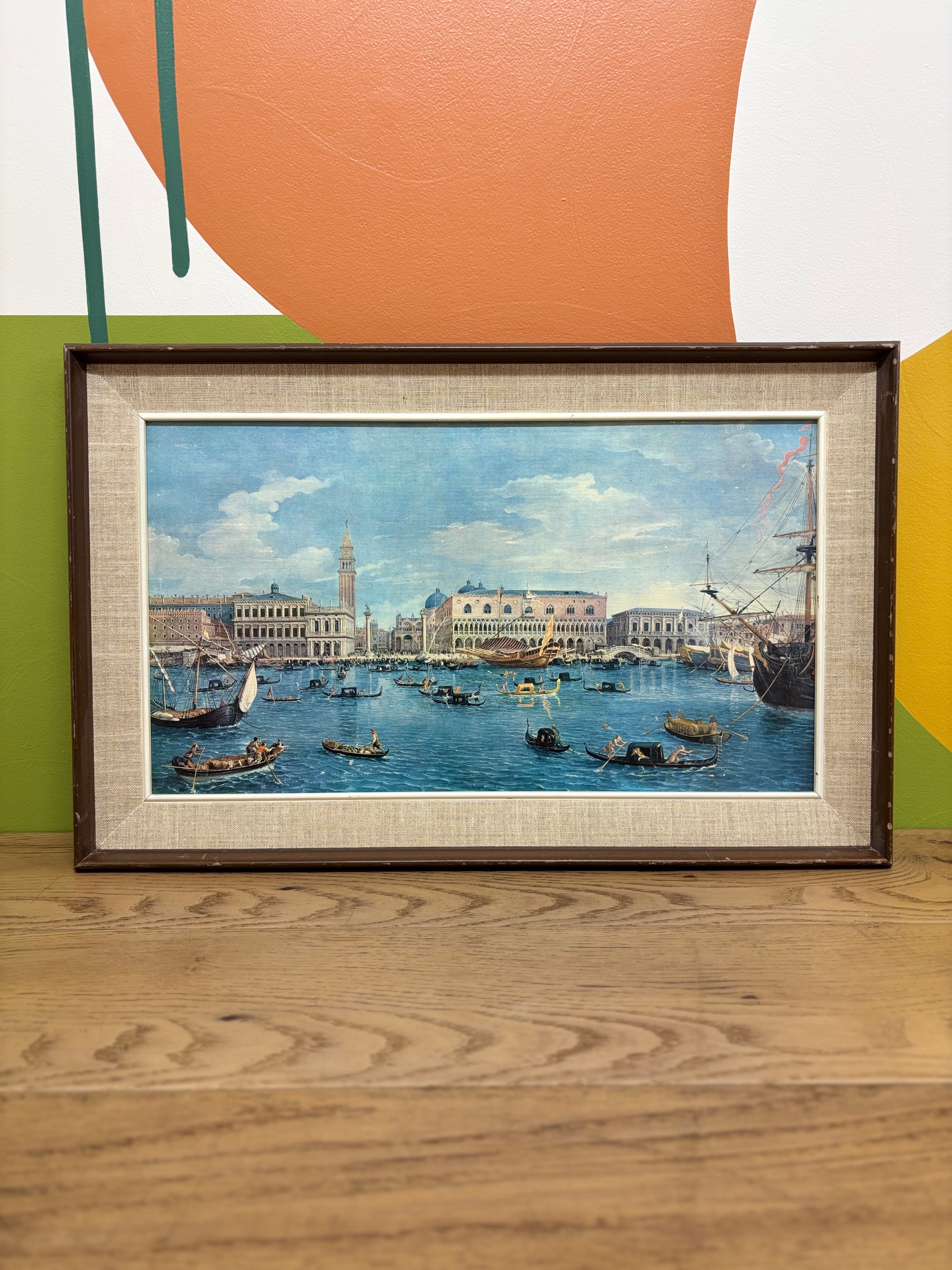 "View of Venice from the Island of San Giorgio" Framed Print