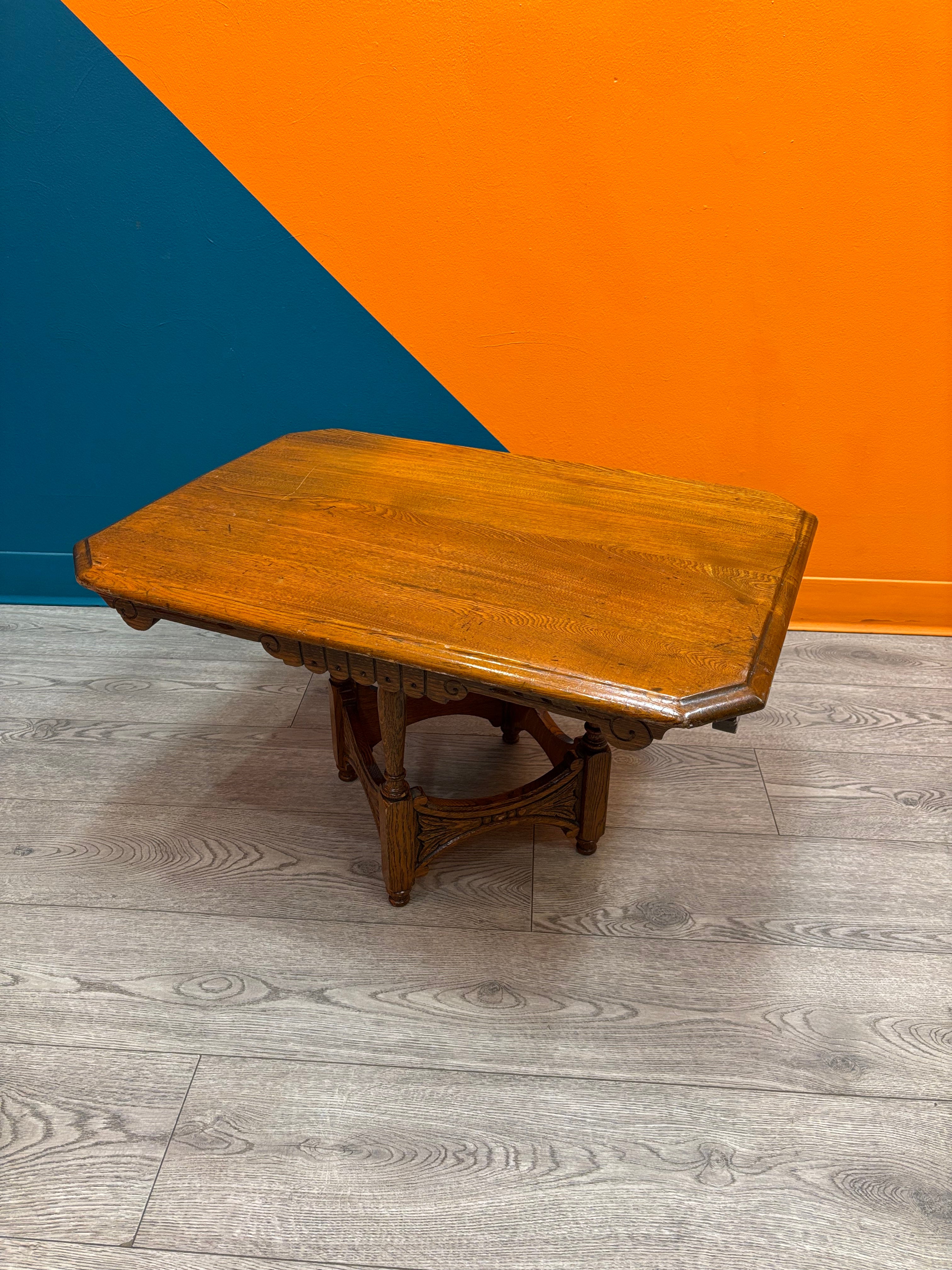 Wood Carved Table