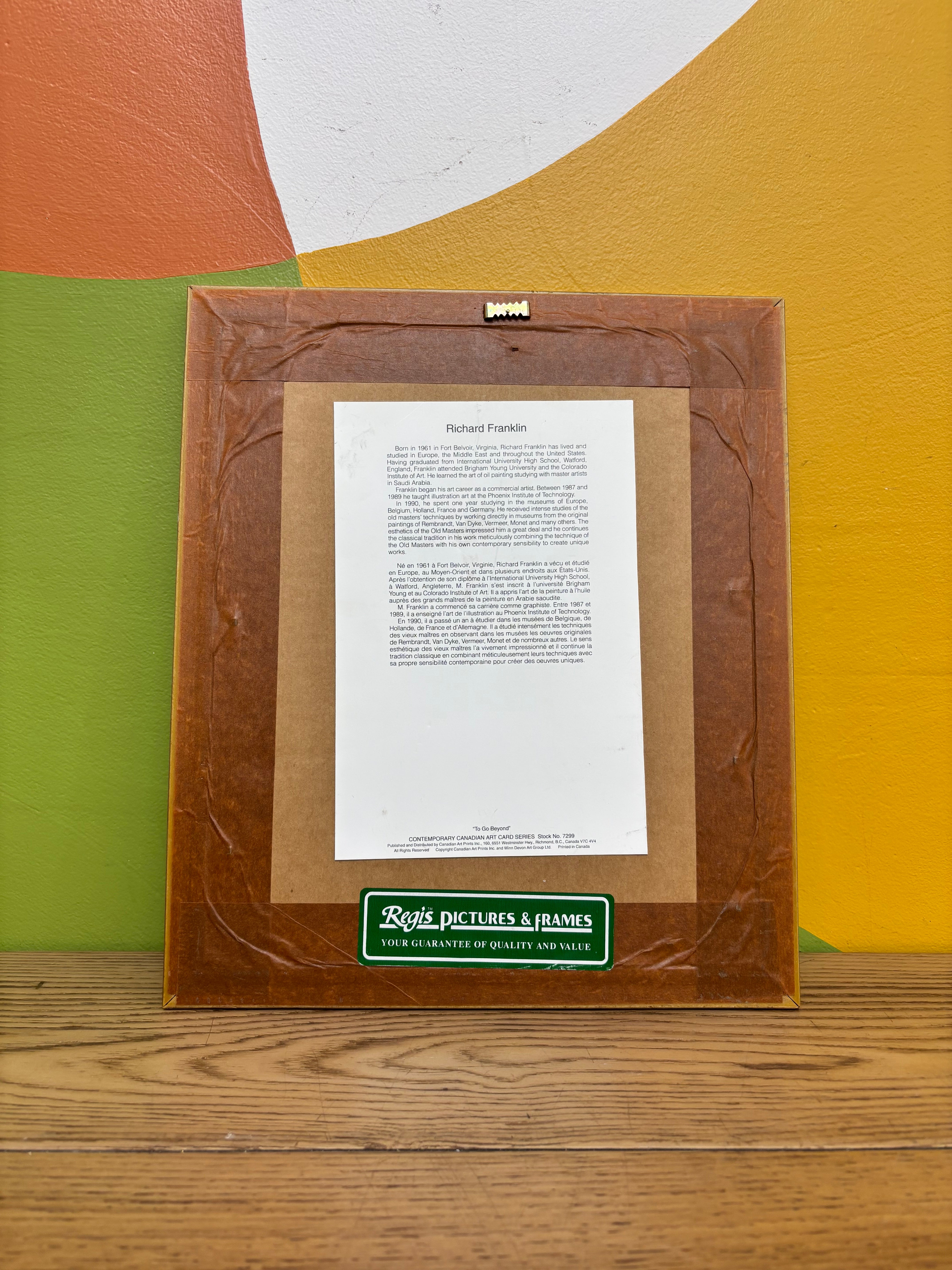 Framed "To Go Beyond" Print