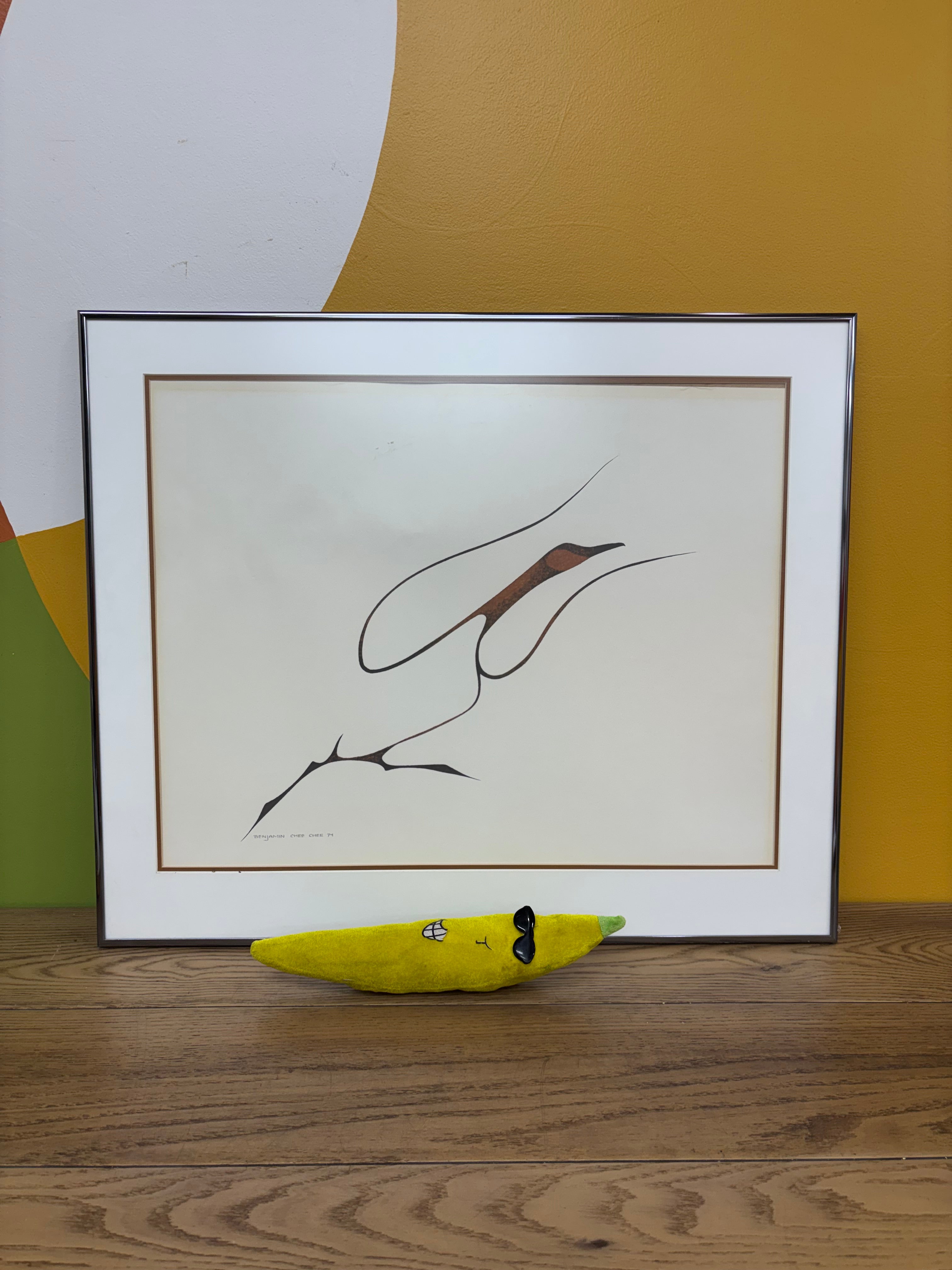 Framed "Wait for Me" Print by Benjamin Chee Chee