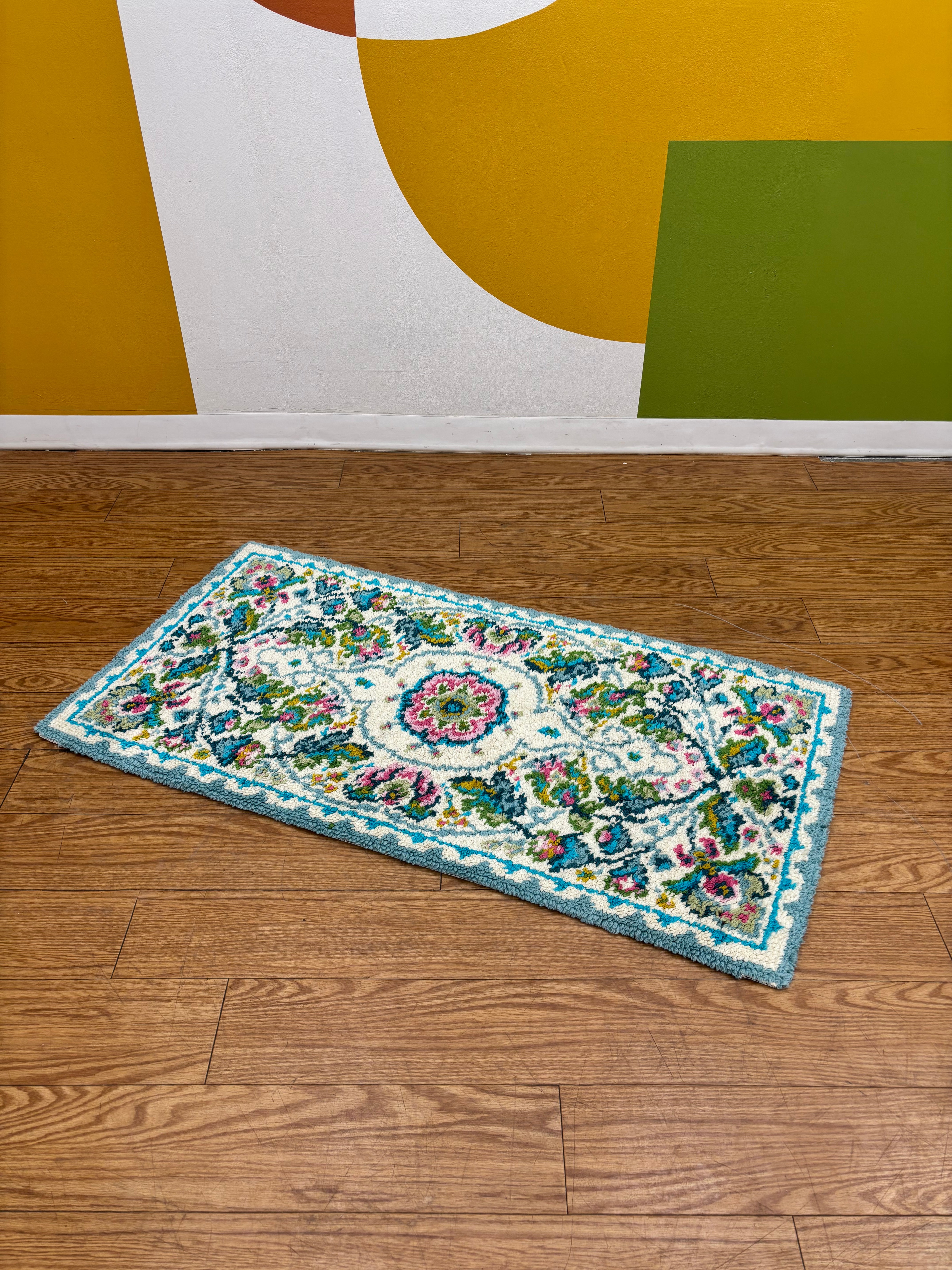 Small Floral Rug