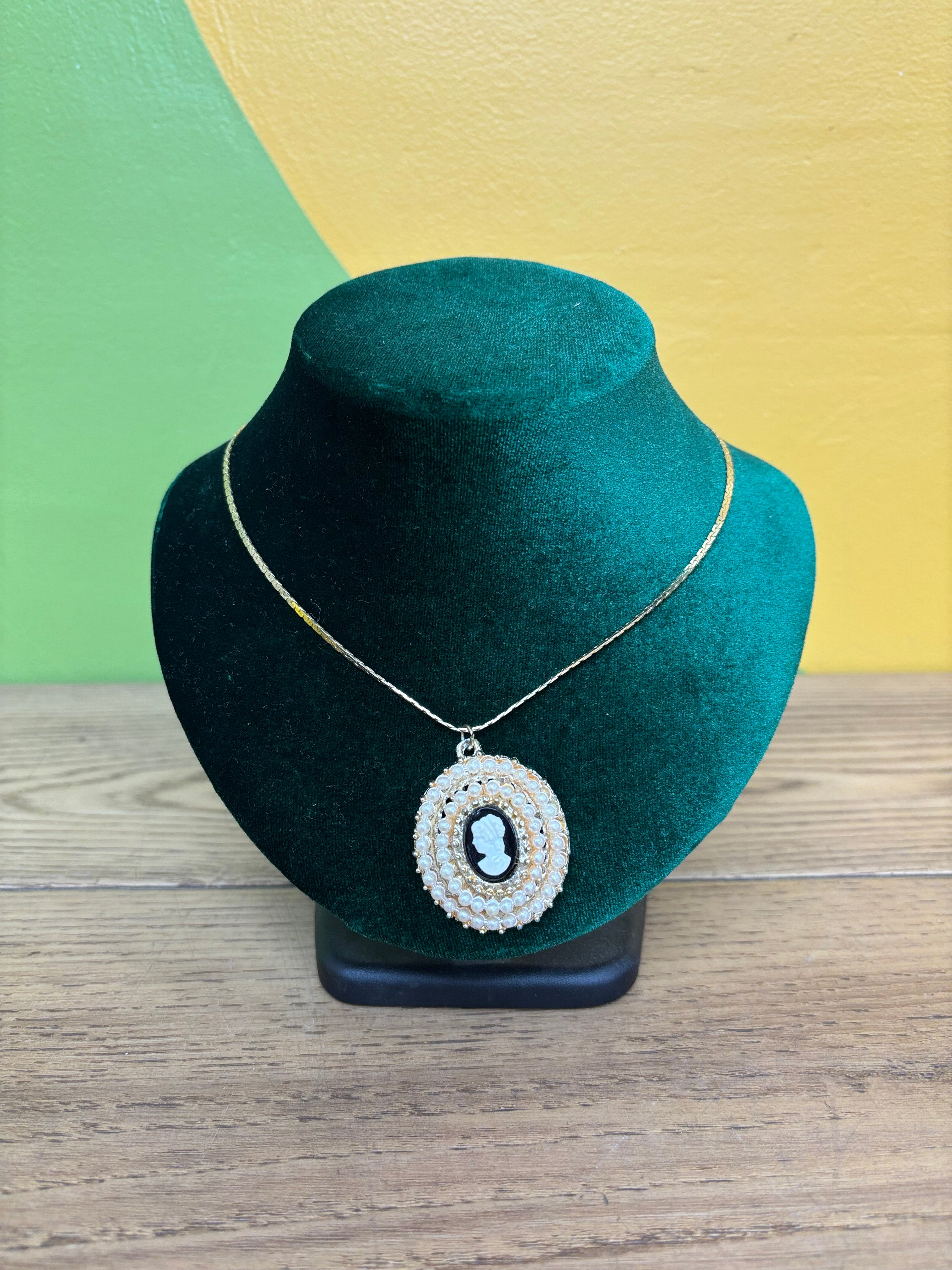 Cameo Pendant Necklace
