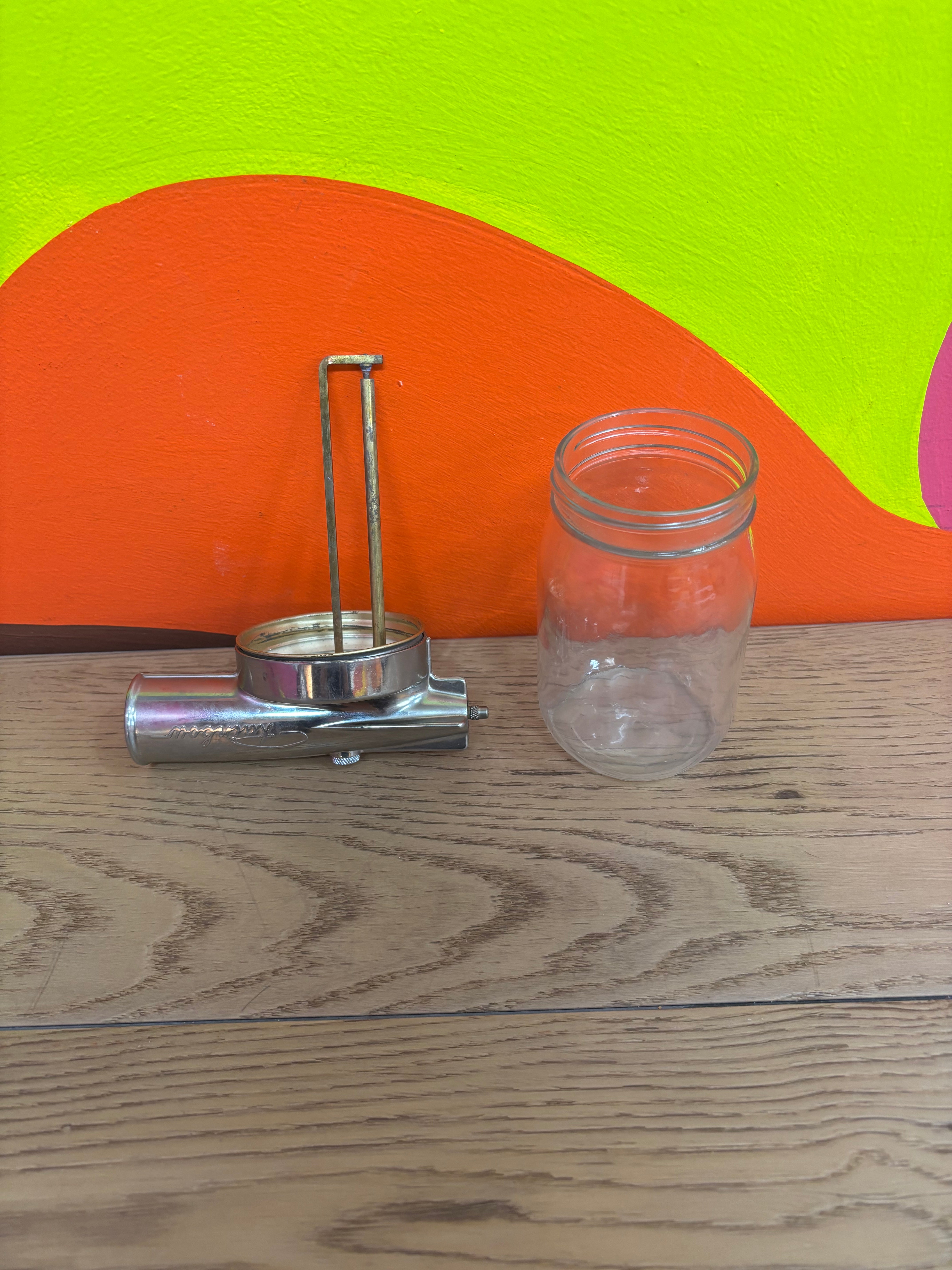 Rainbow Glass Sprayer Jar