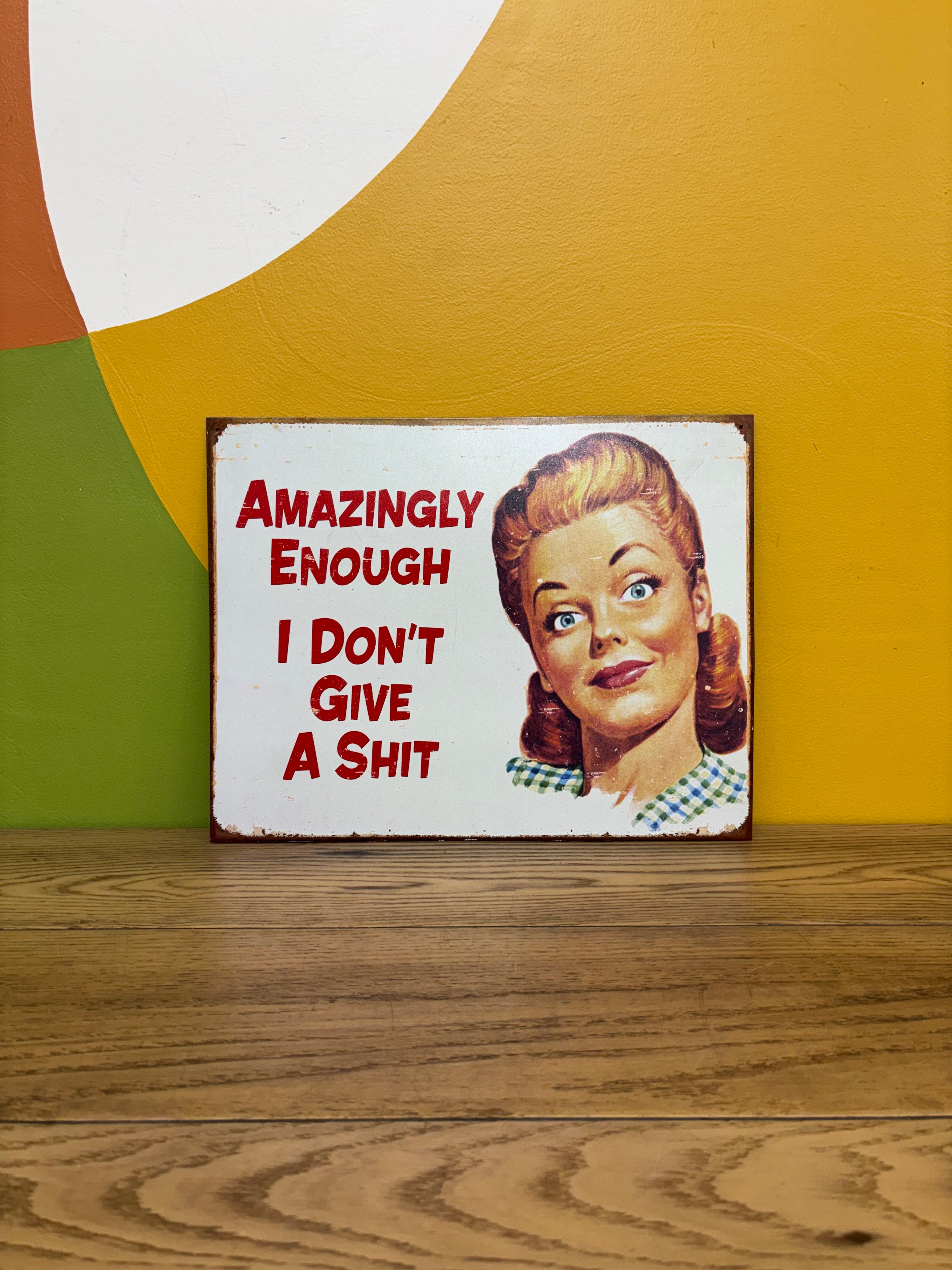 Tin Sign