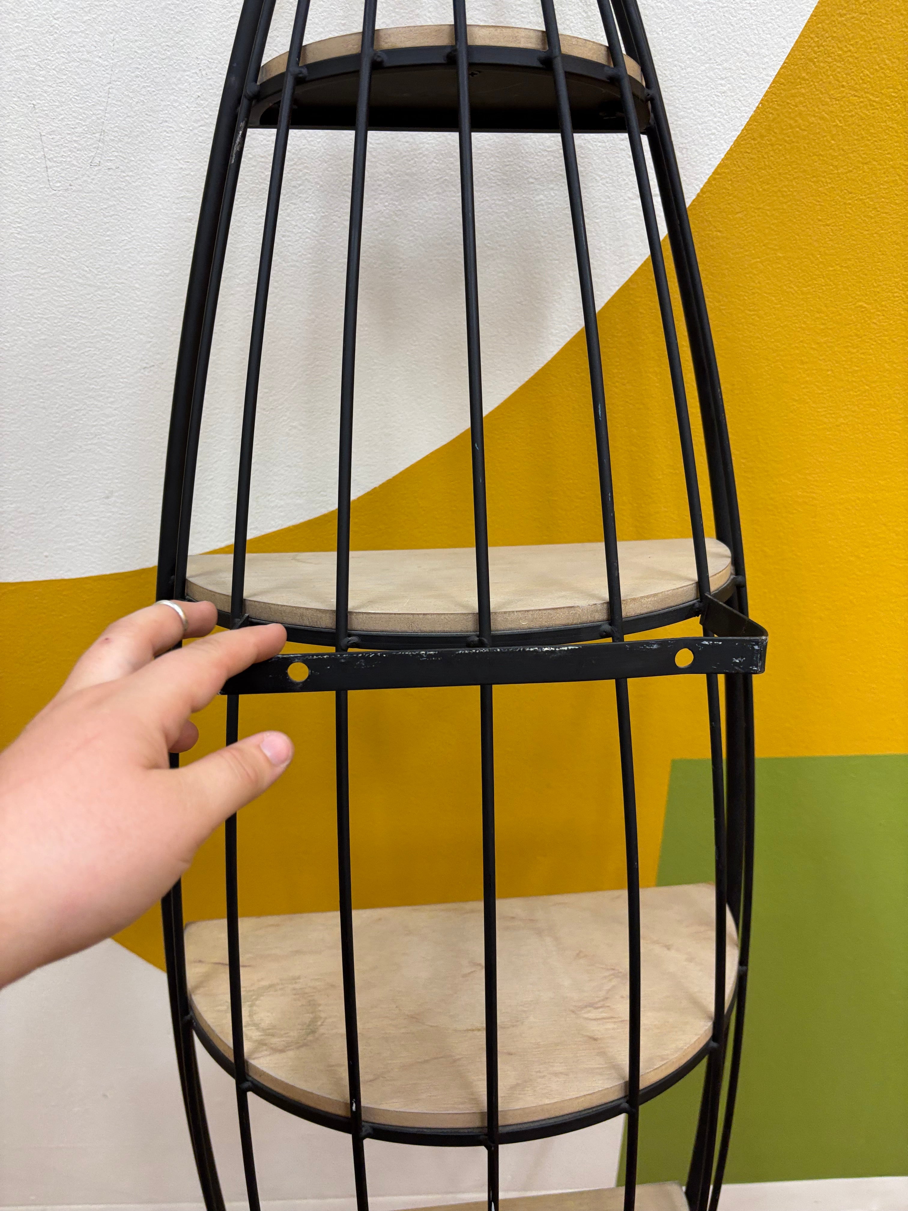 Rowboat Shaped Wall Shelf