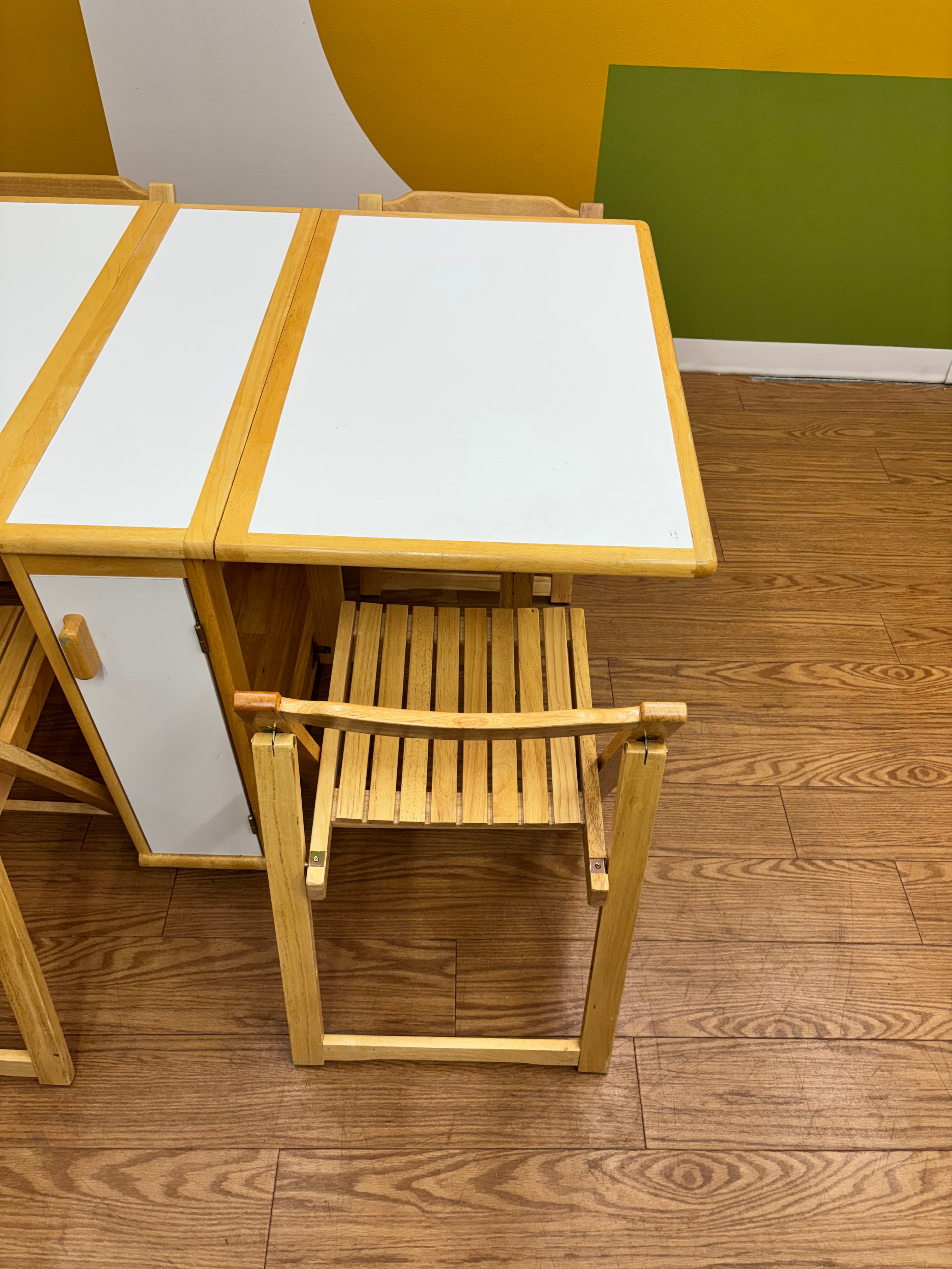 Drop Leaf Folding Dining Set