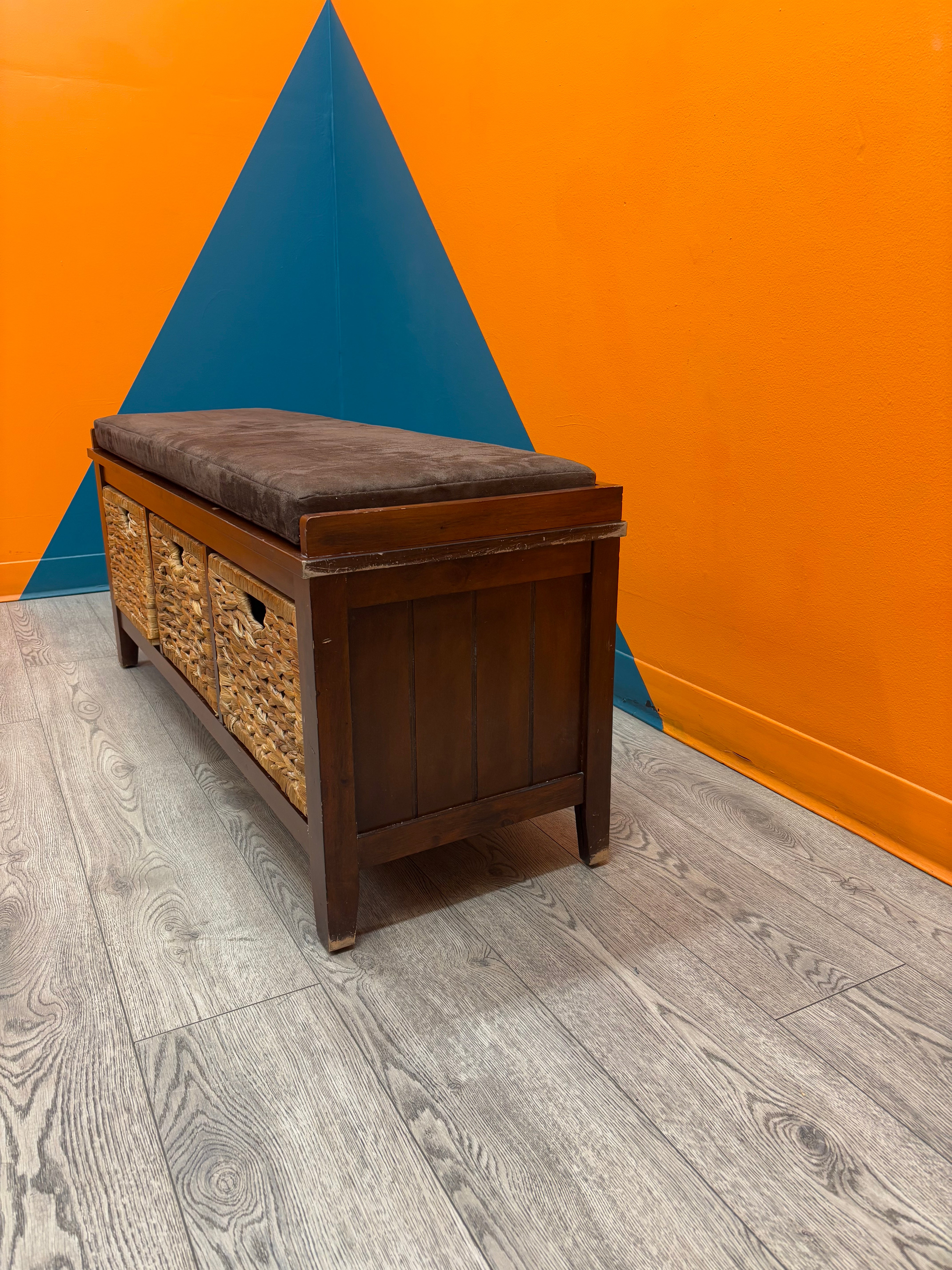 3 Drawer Storage Bench
