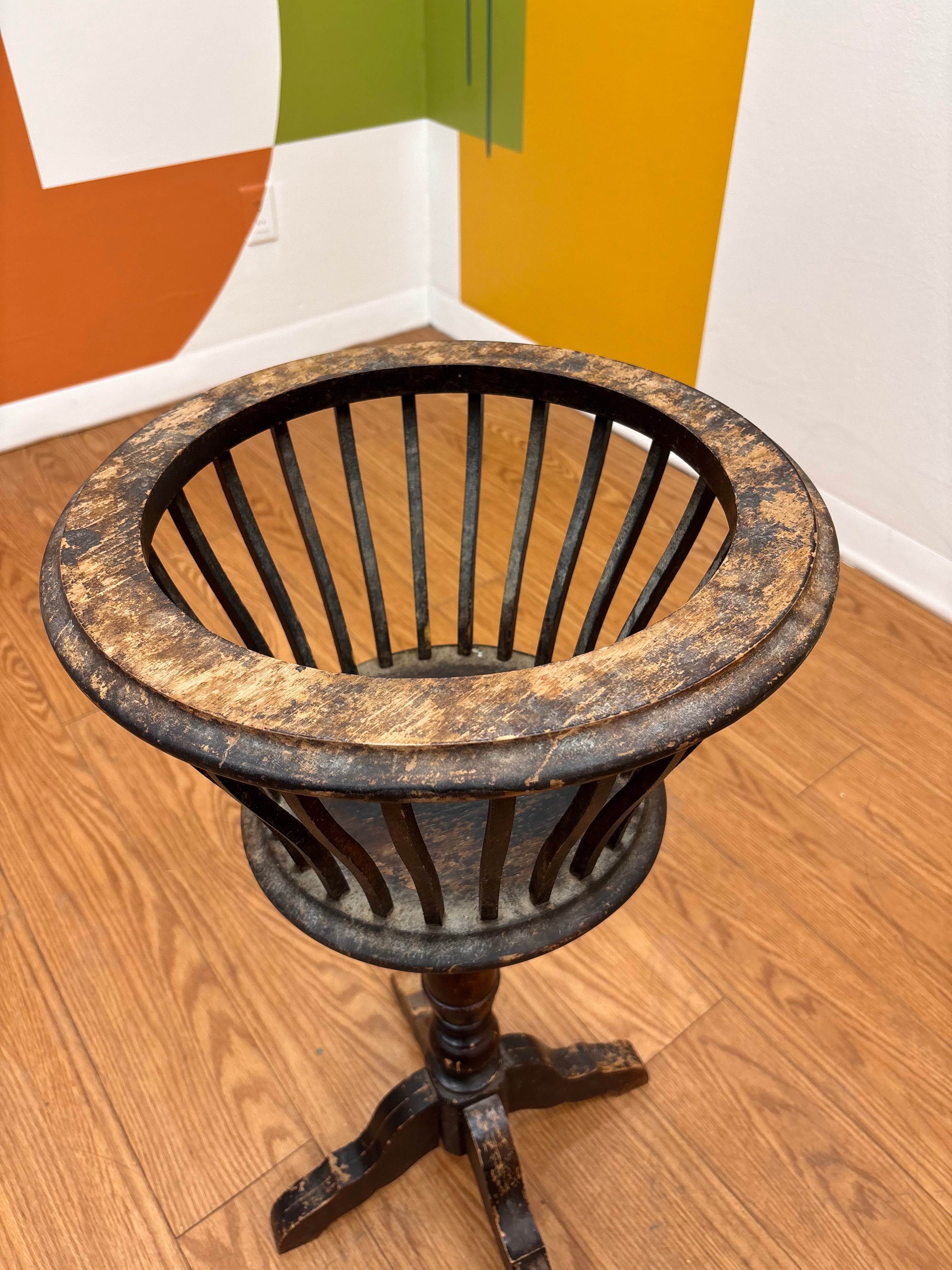 Wood Plant Stand