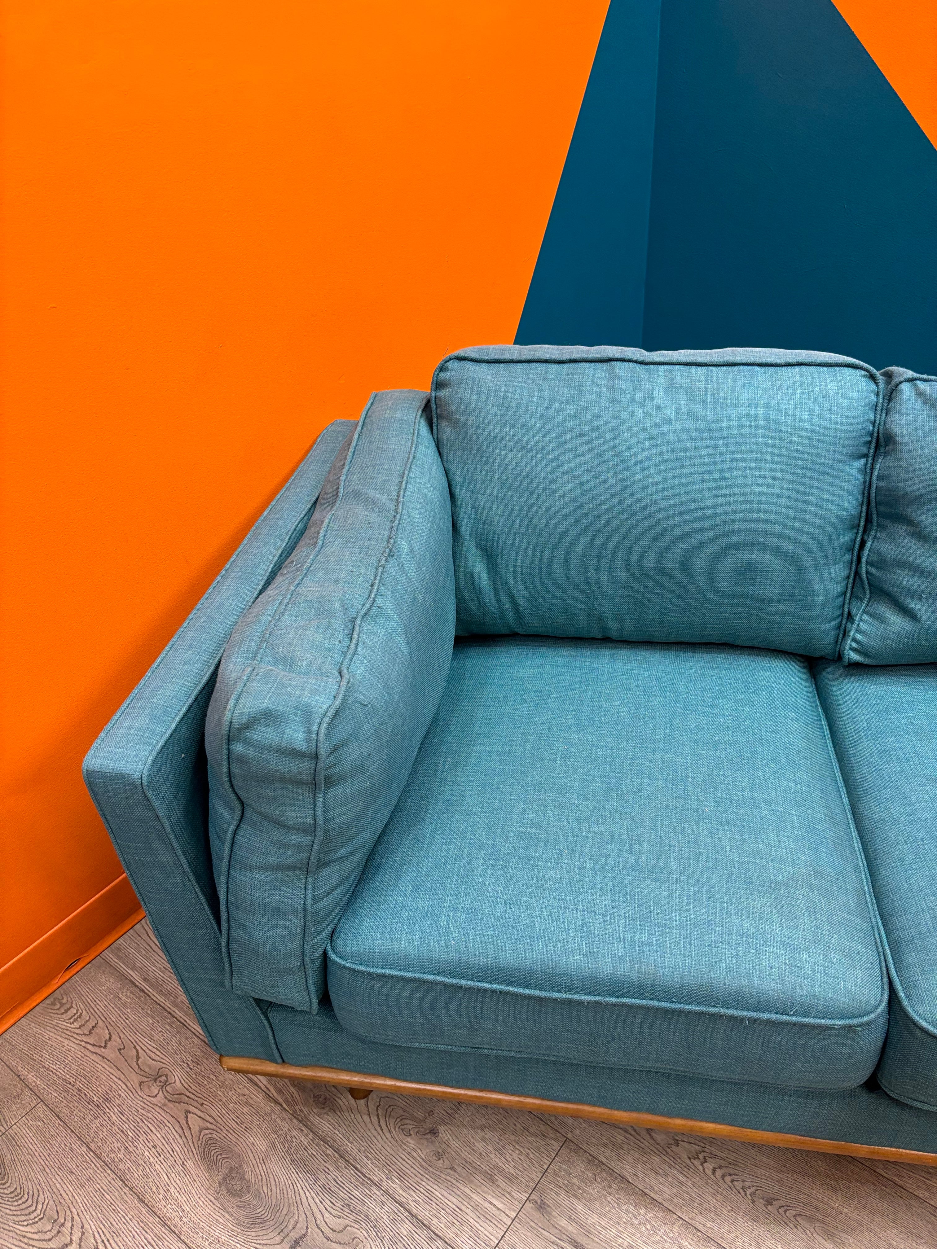 Teal Sofa