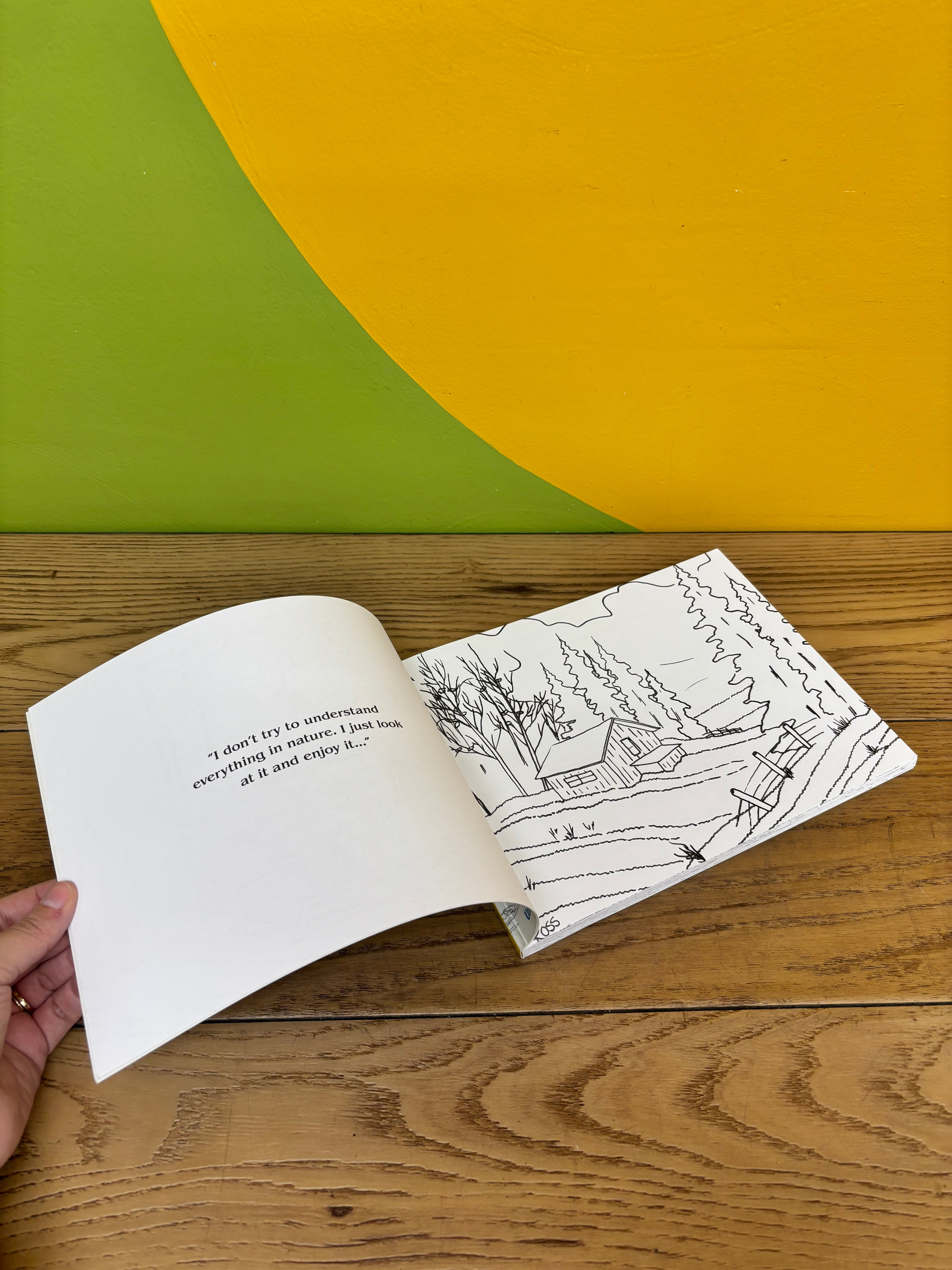 The Official Bob Ross Coloring Book