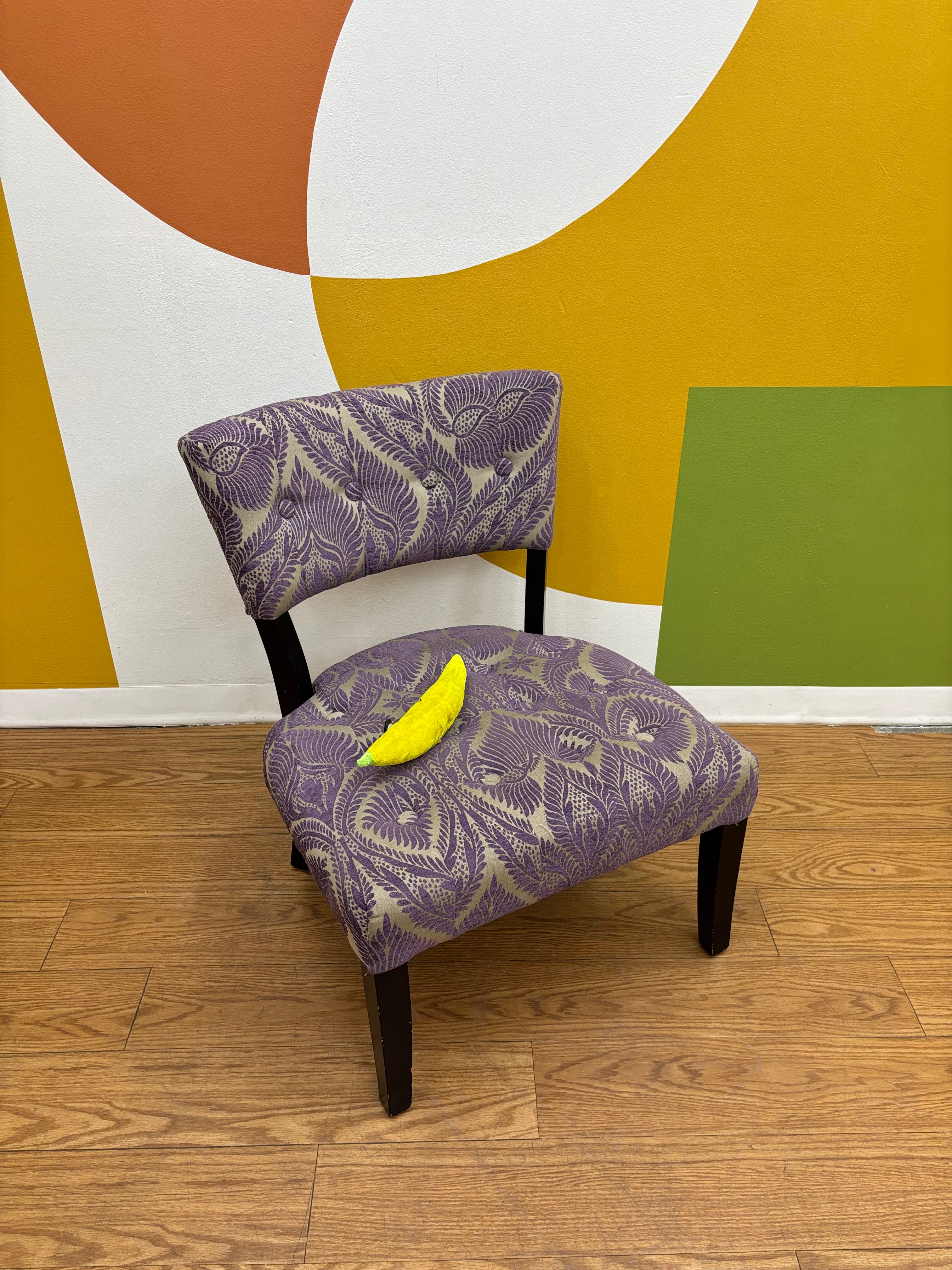 Purple Accent Chair