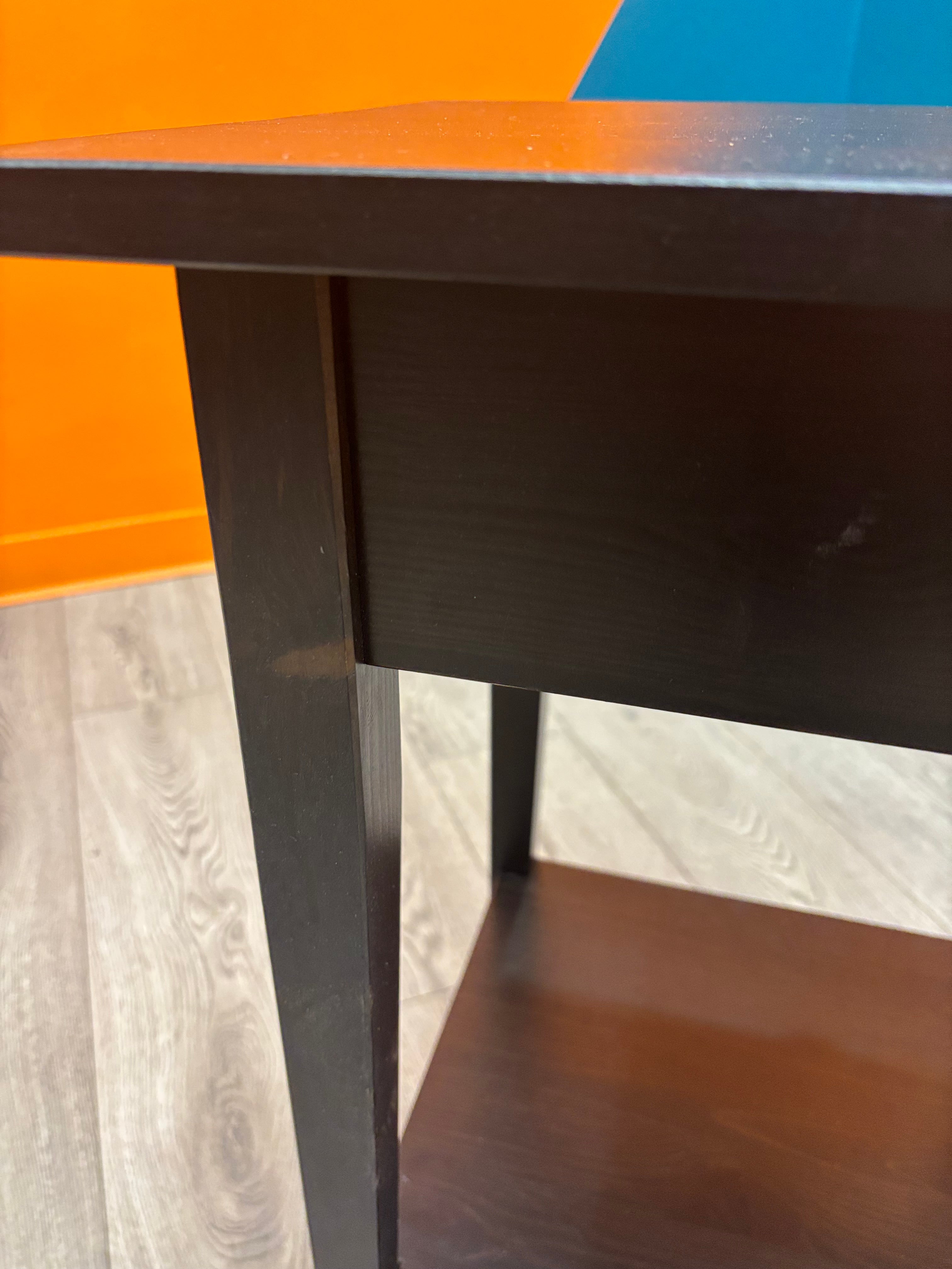 Square Black Side Table