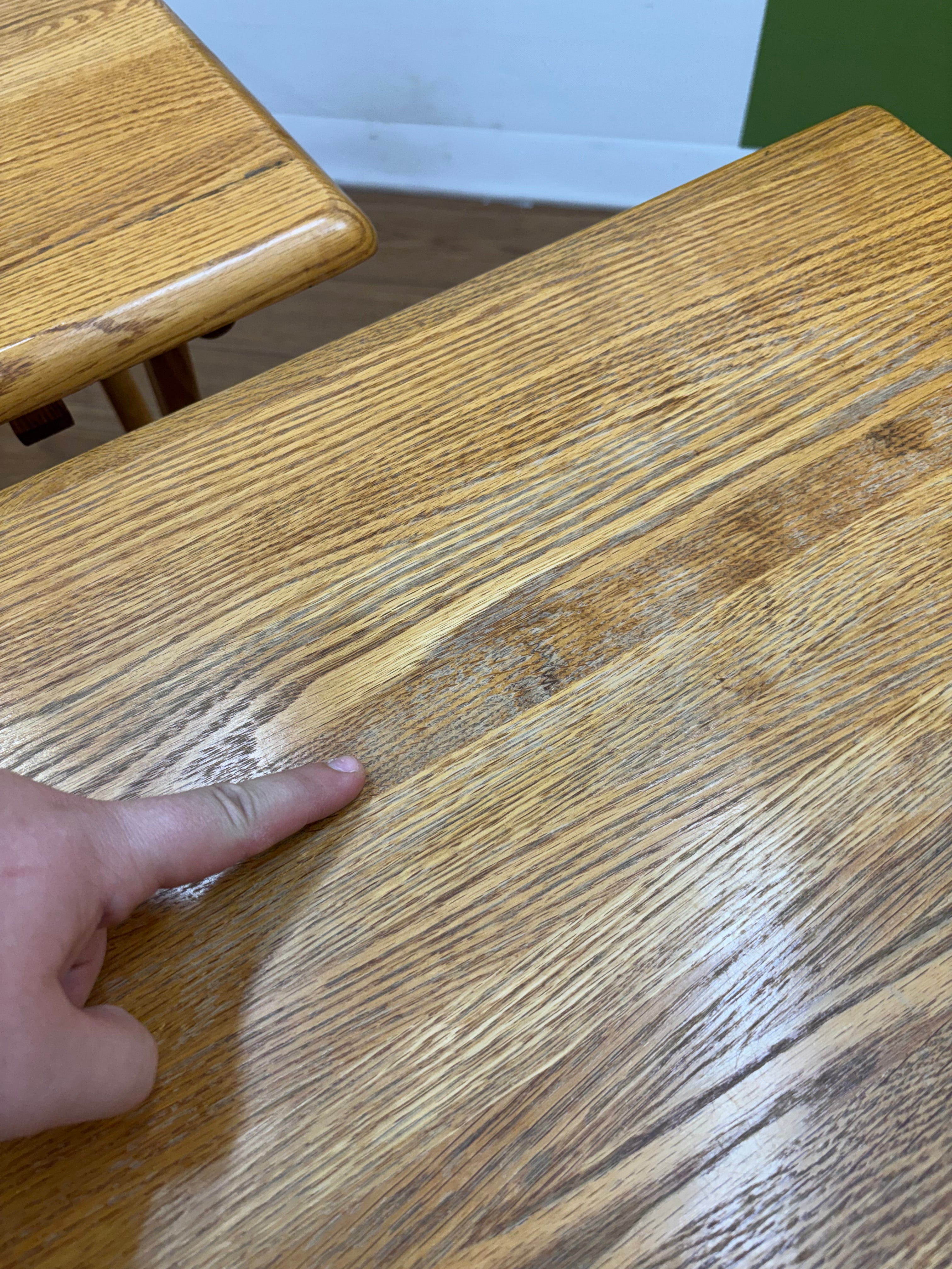 Set of 4 Wood TV Trays