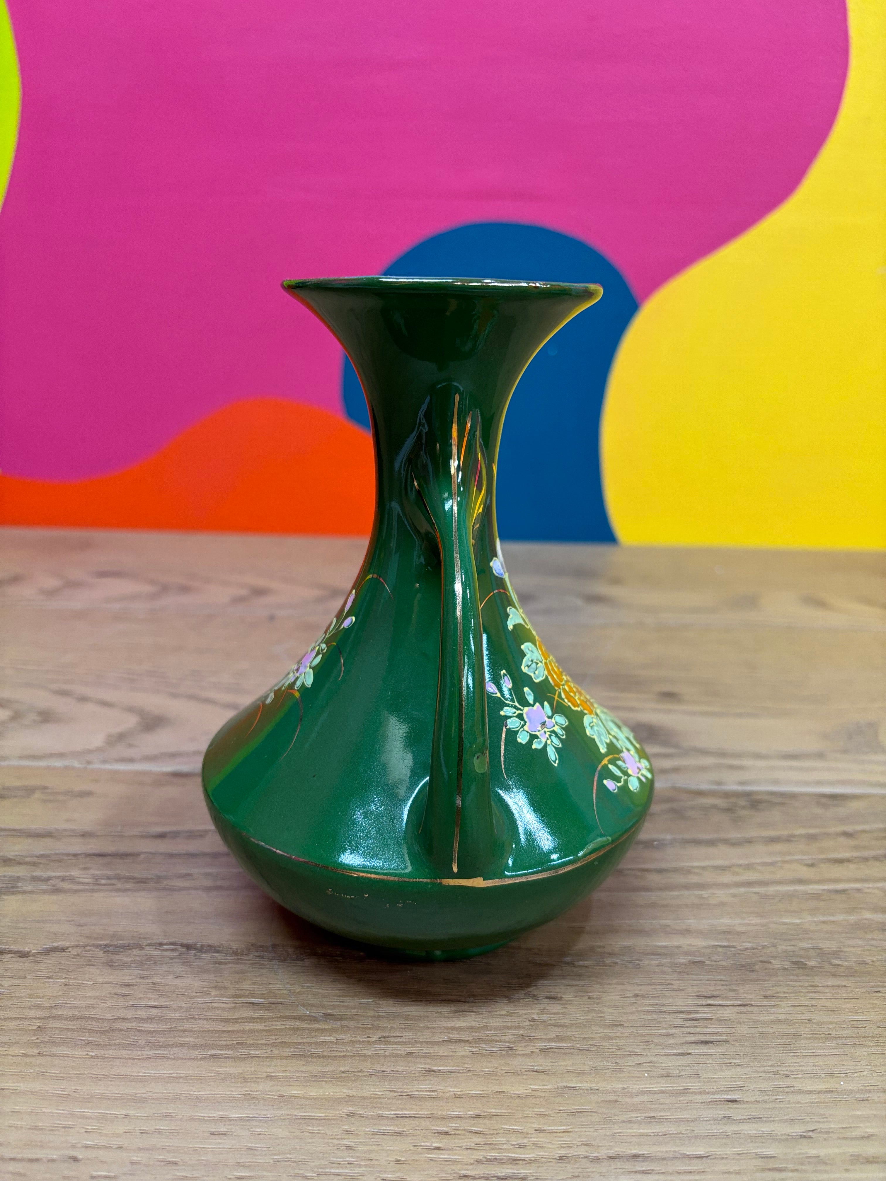 Small Green Decorative Vase