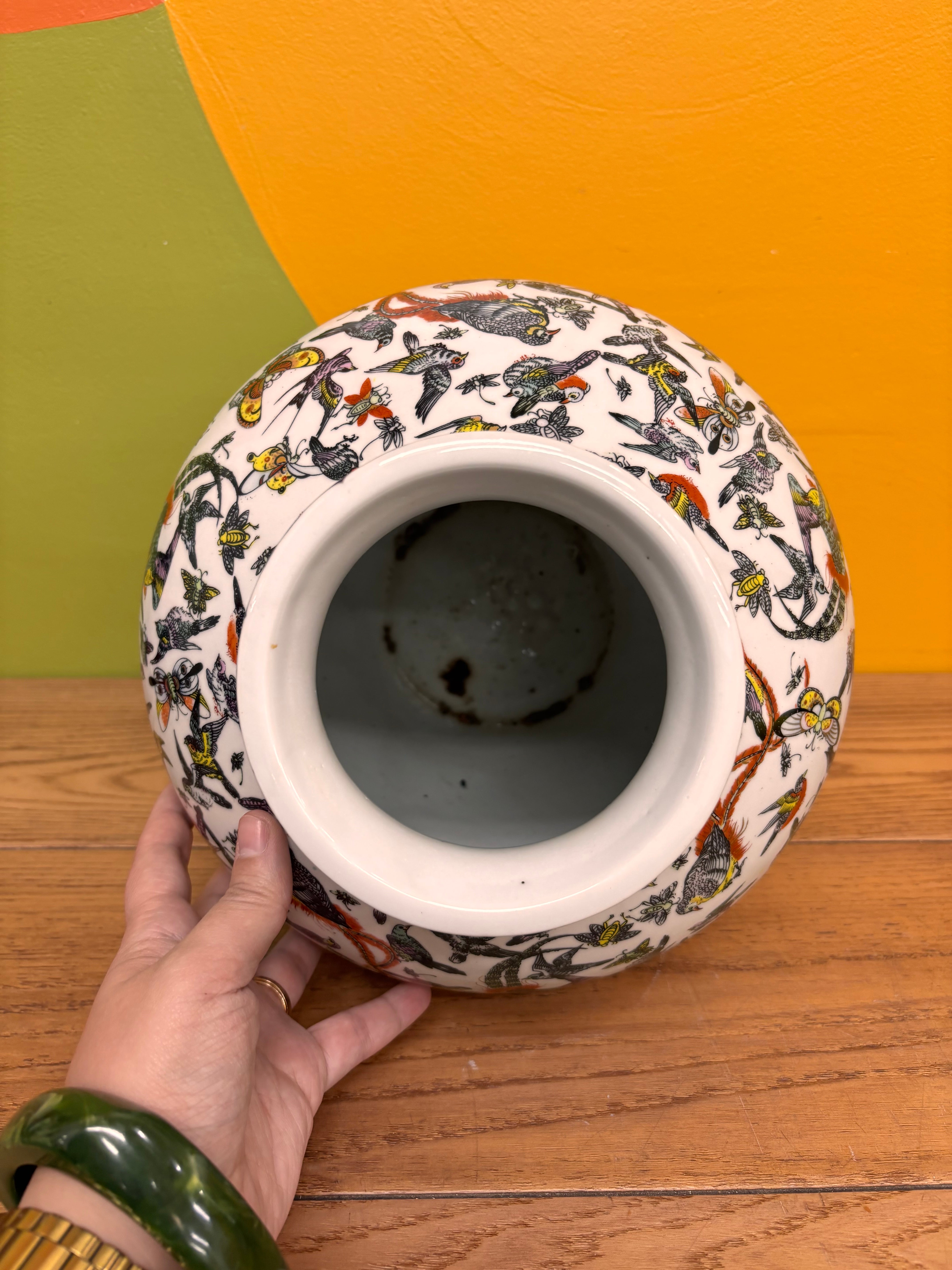 Large Bird Vase