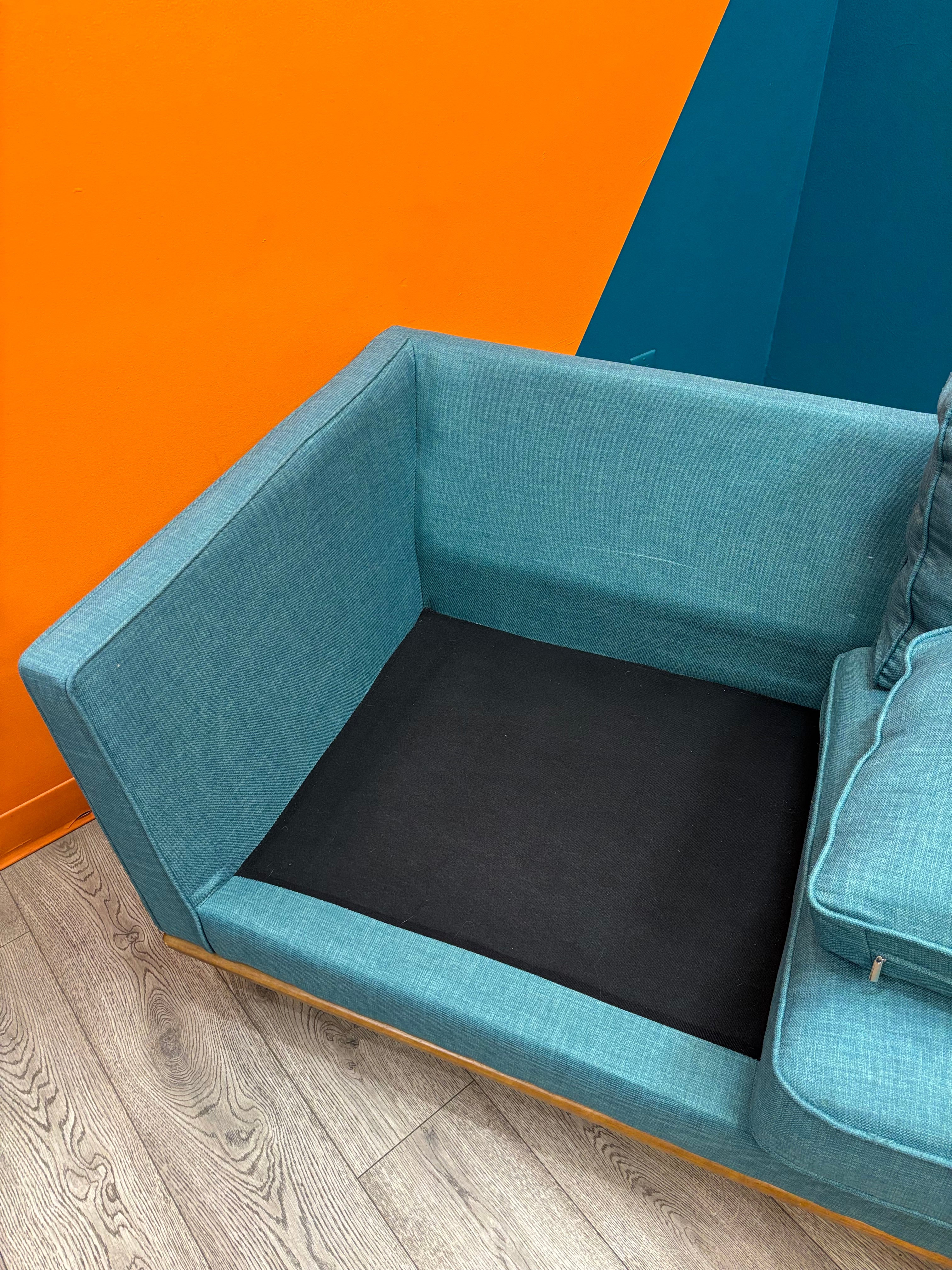 Teal Sofa