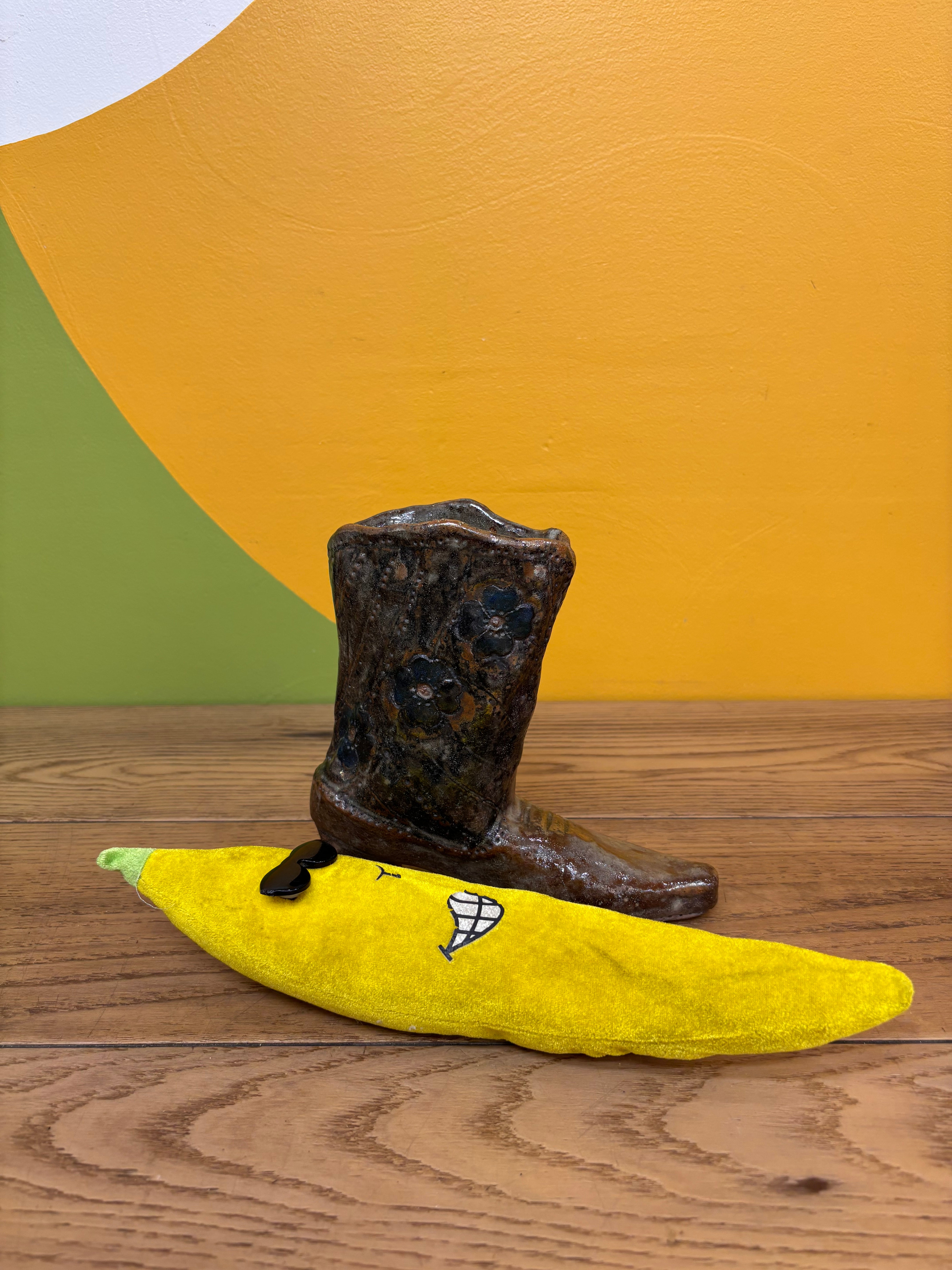 Ceramic Boot Vase