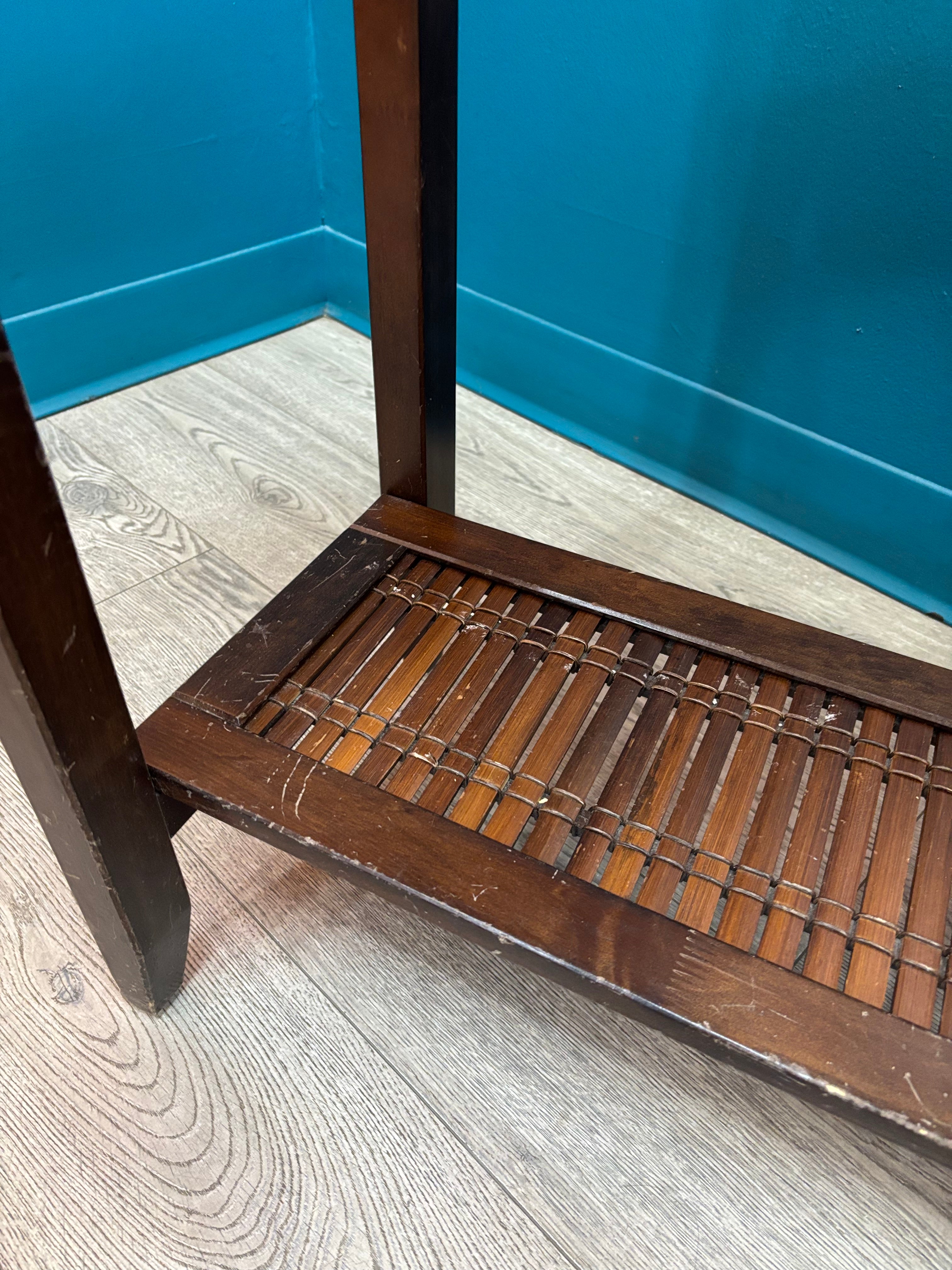 Wood & Glass Console Table