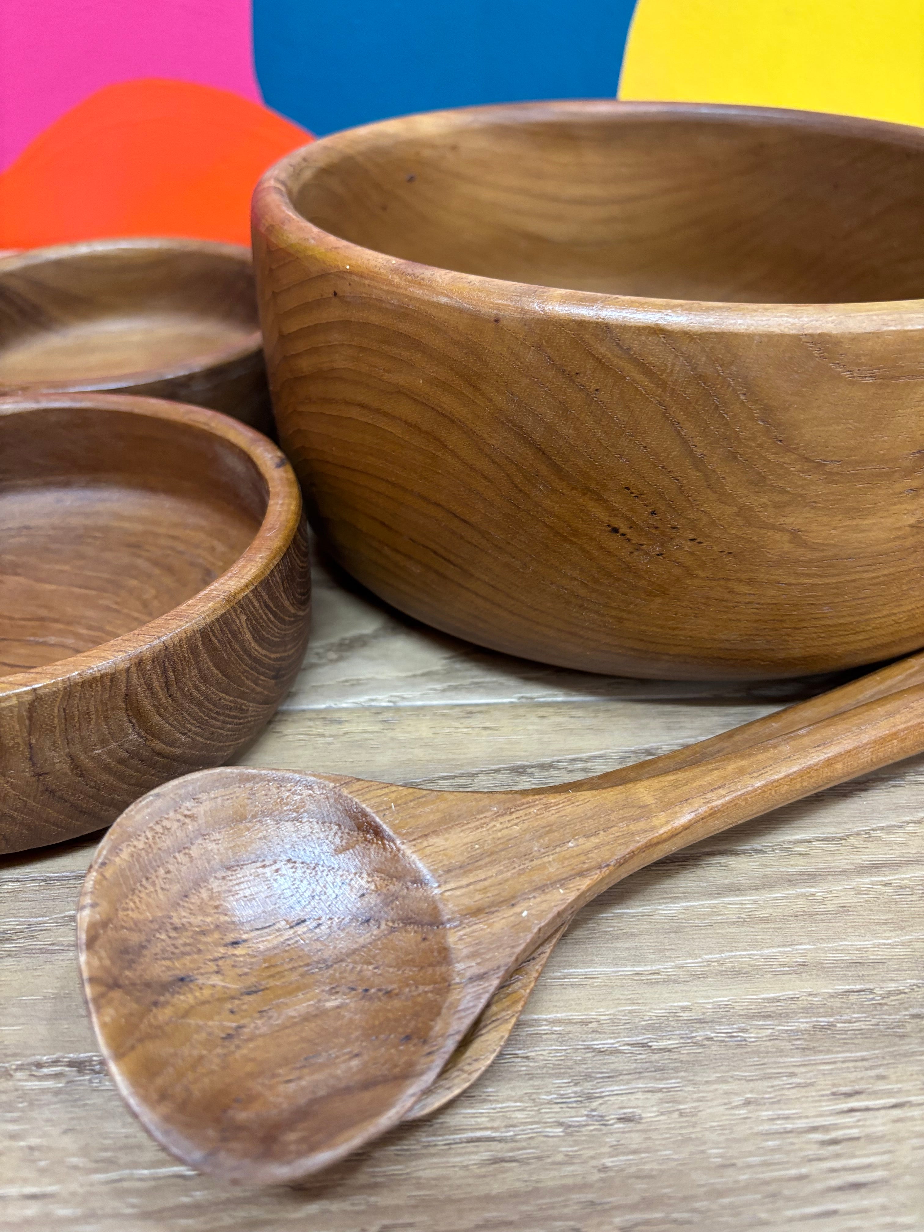 Wood Bowl Set