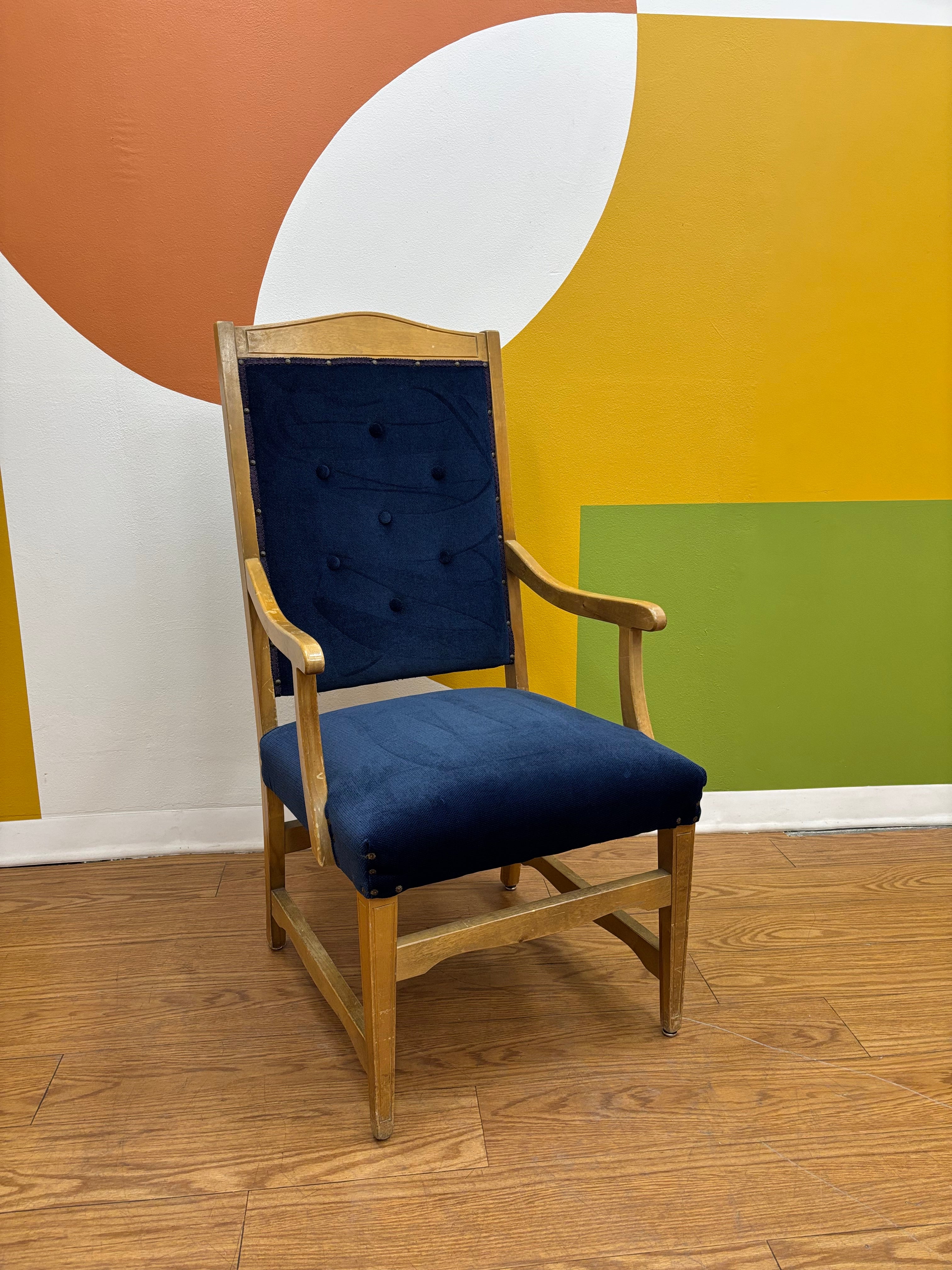 Blue Dining Chair (4 available)